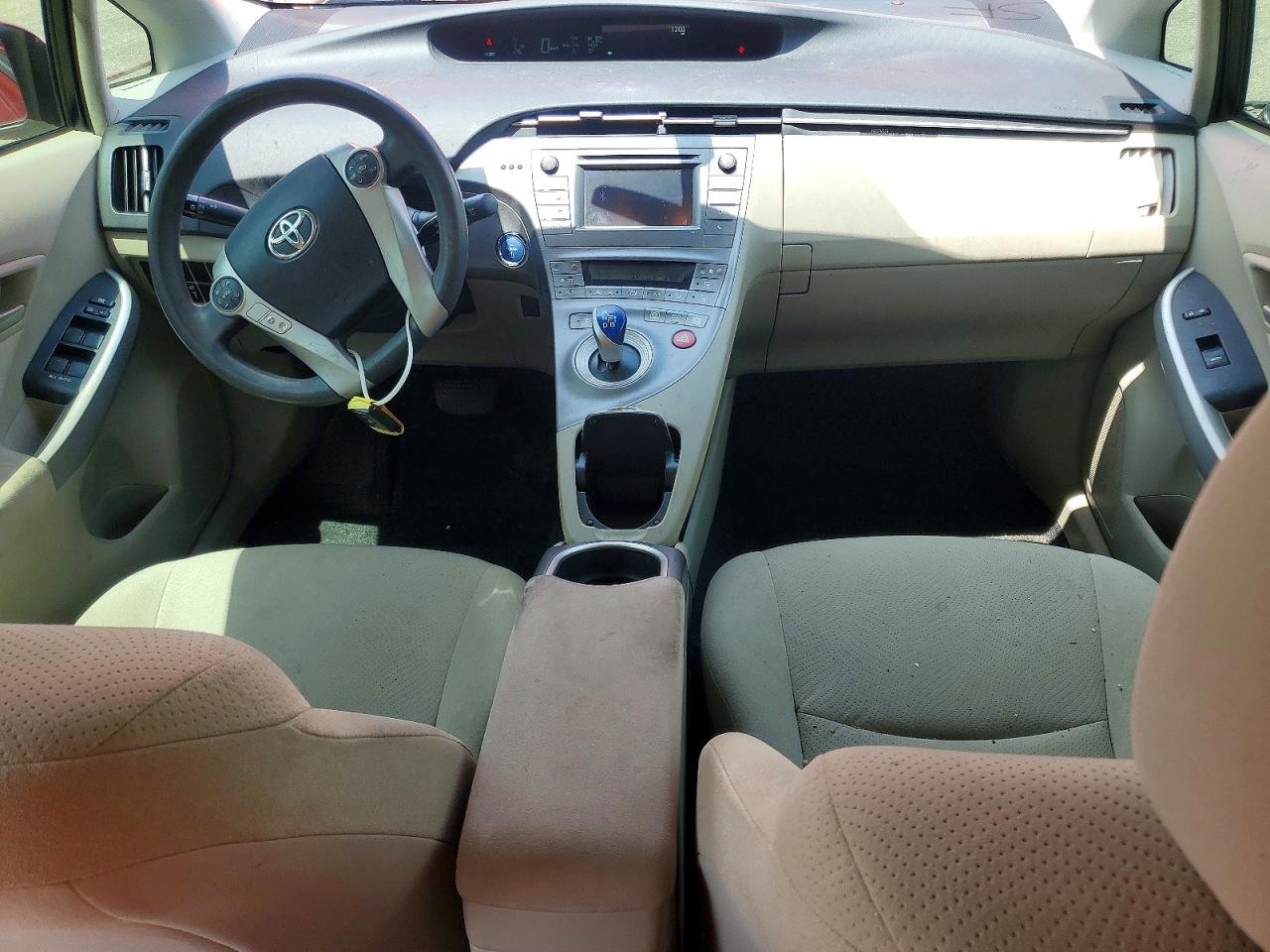 2015 Toyota Prius Two Red vin: JTDKN3DU3F0402094