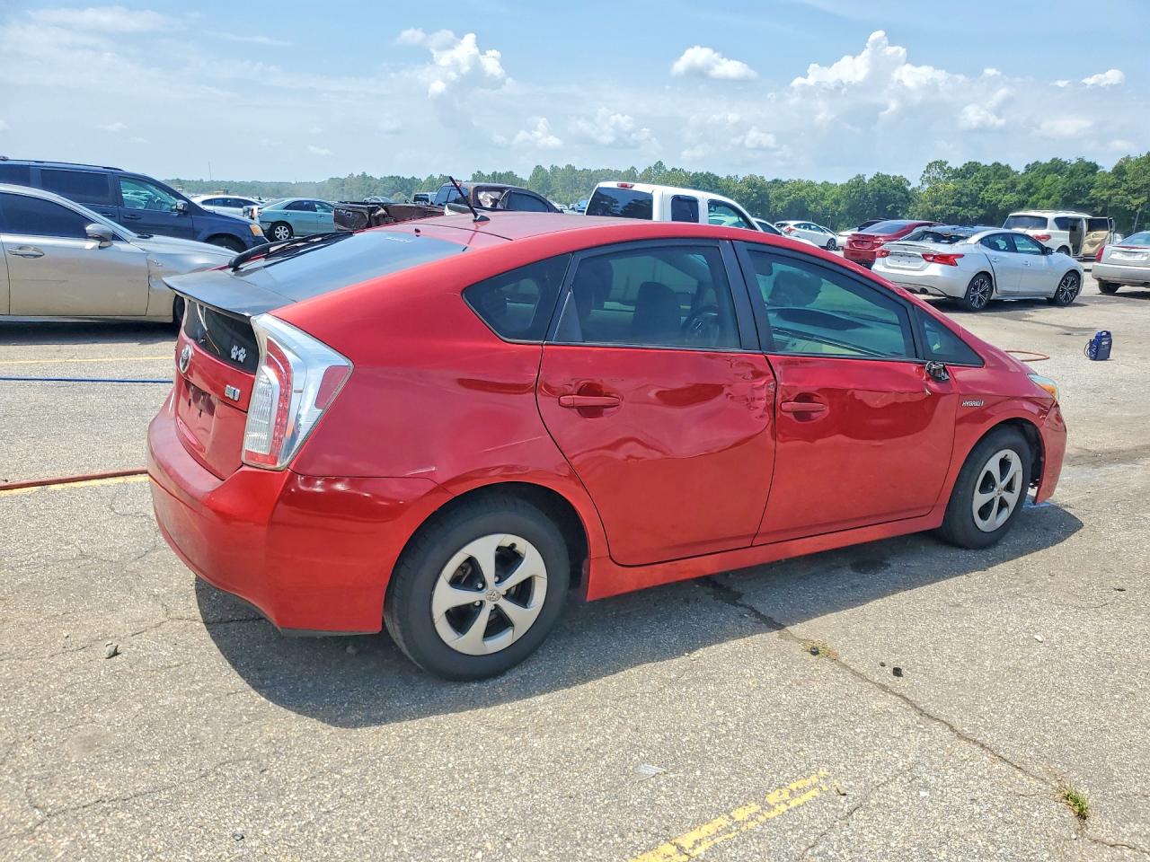 2015 Toyota Prius Two Red vin: JTDKN3DU3F0402094