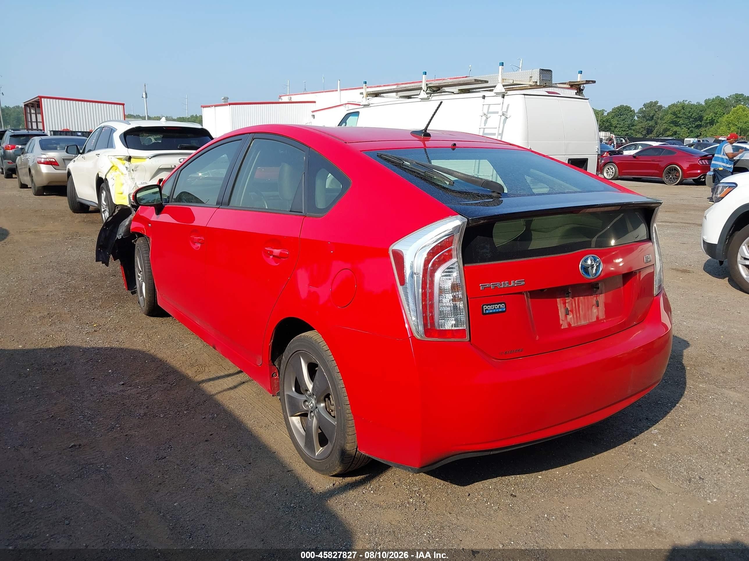 2015 Toyota Prius Persona Series Special Edition Красный vin: JTDKN3DU3F0413547