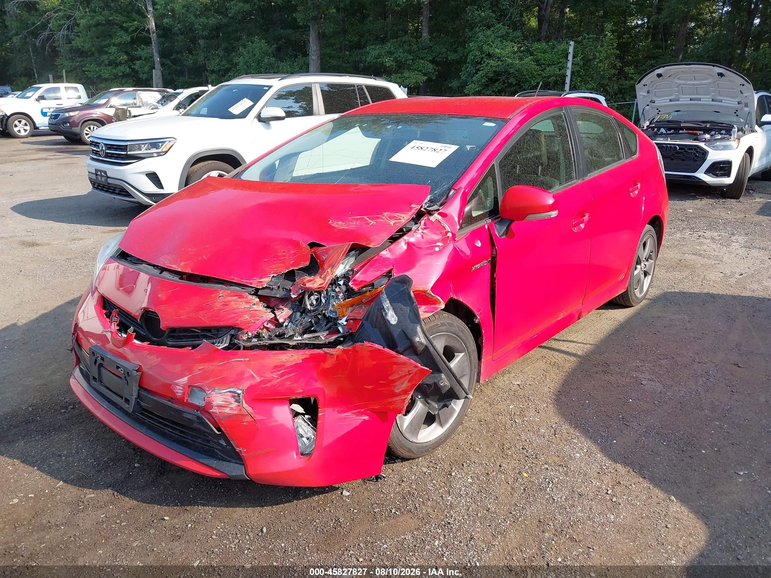 2015 Toyota Prius Persona Series Special Edition Красный vin: JTDKN3DU3F0413547