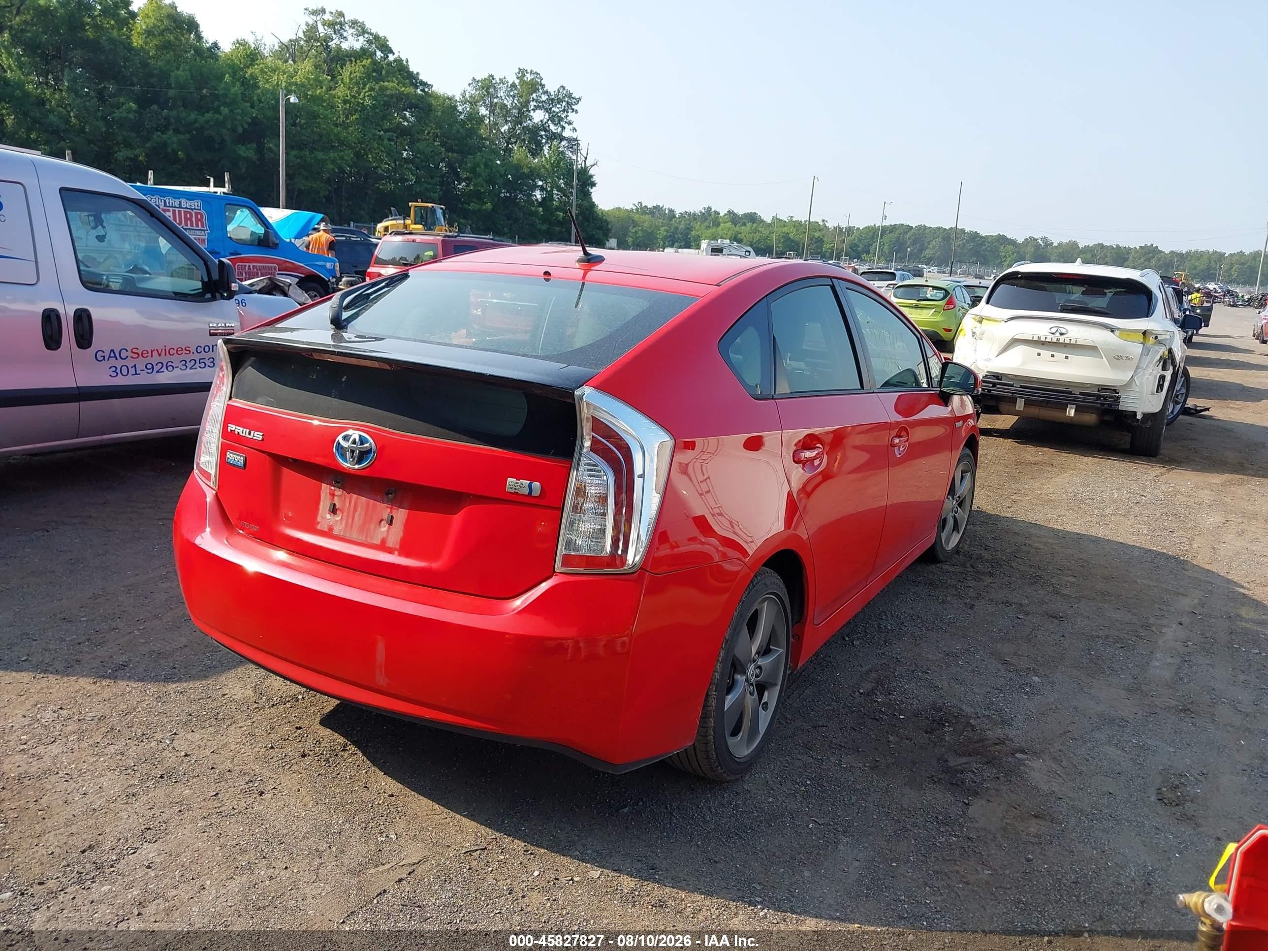 2015 Toyota Prius Persona Series Special Edition Красный vin: JTDKN3DU3F0413547