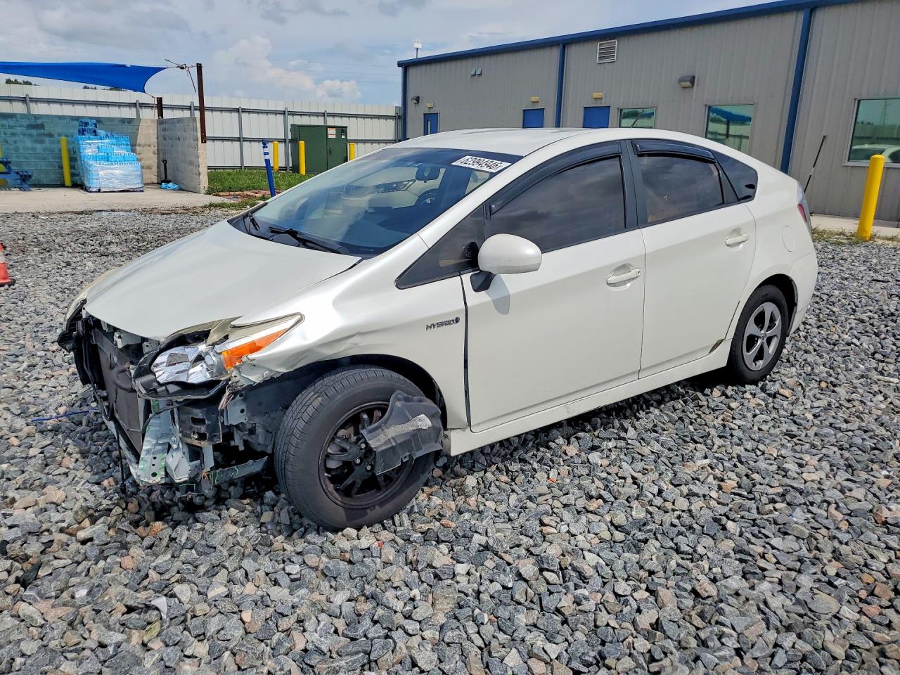 2015 Toyota Prius Three White vin: JTDKN3DU3F0420174