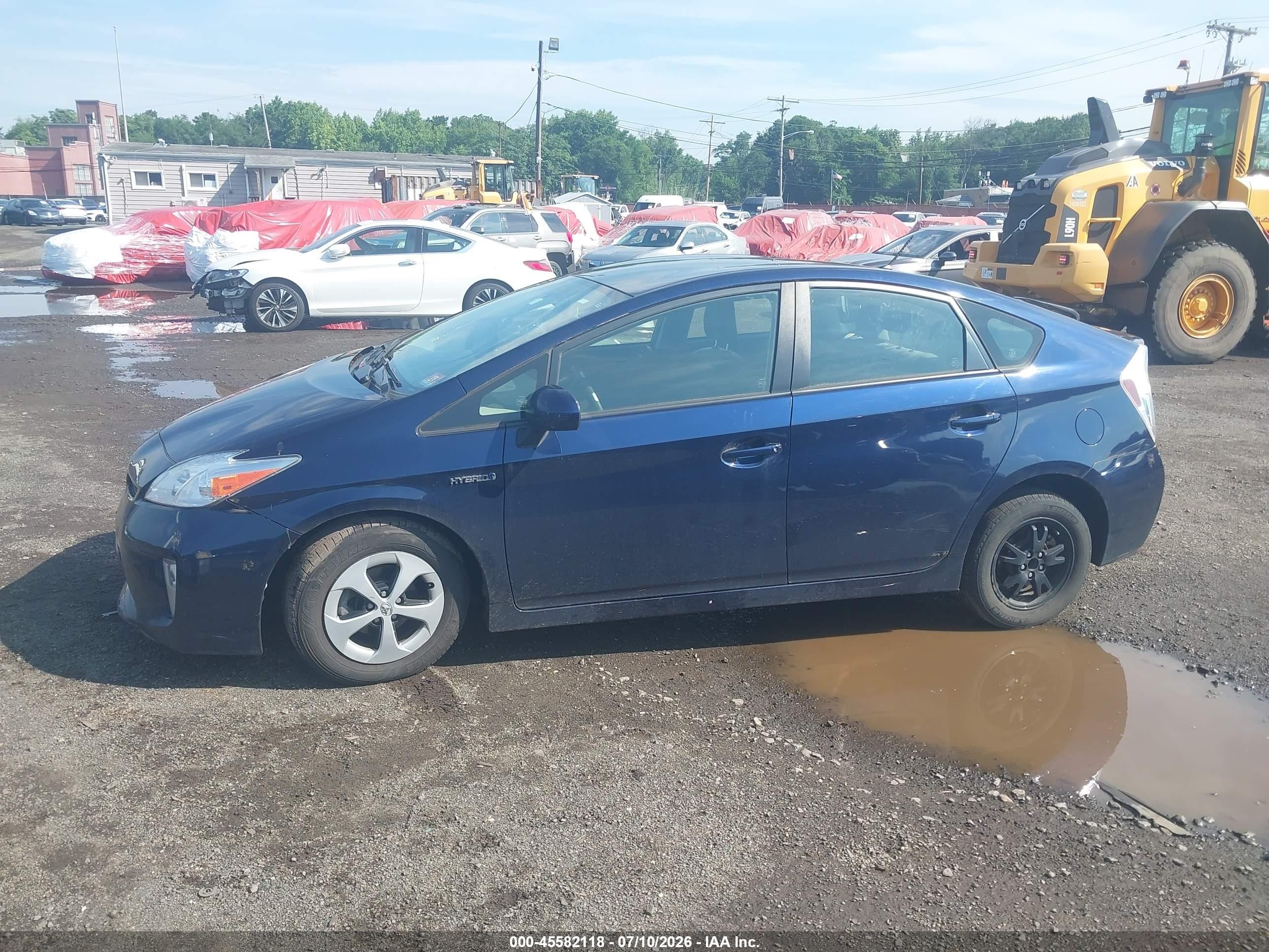 2015 Toyota Prius Two Dark Blue vin: JTDKN3DU3F0427786