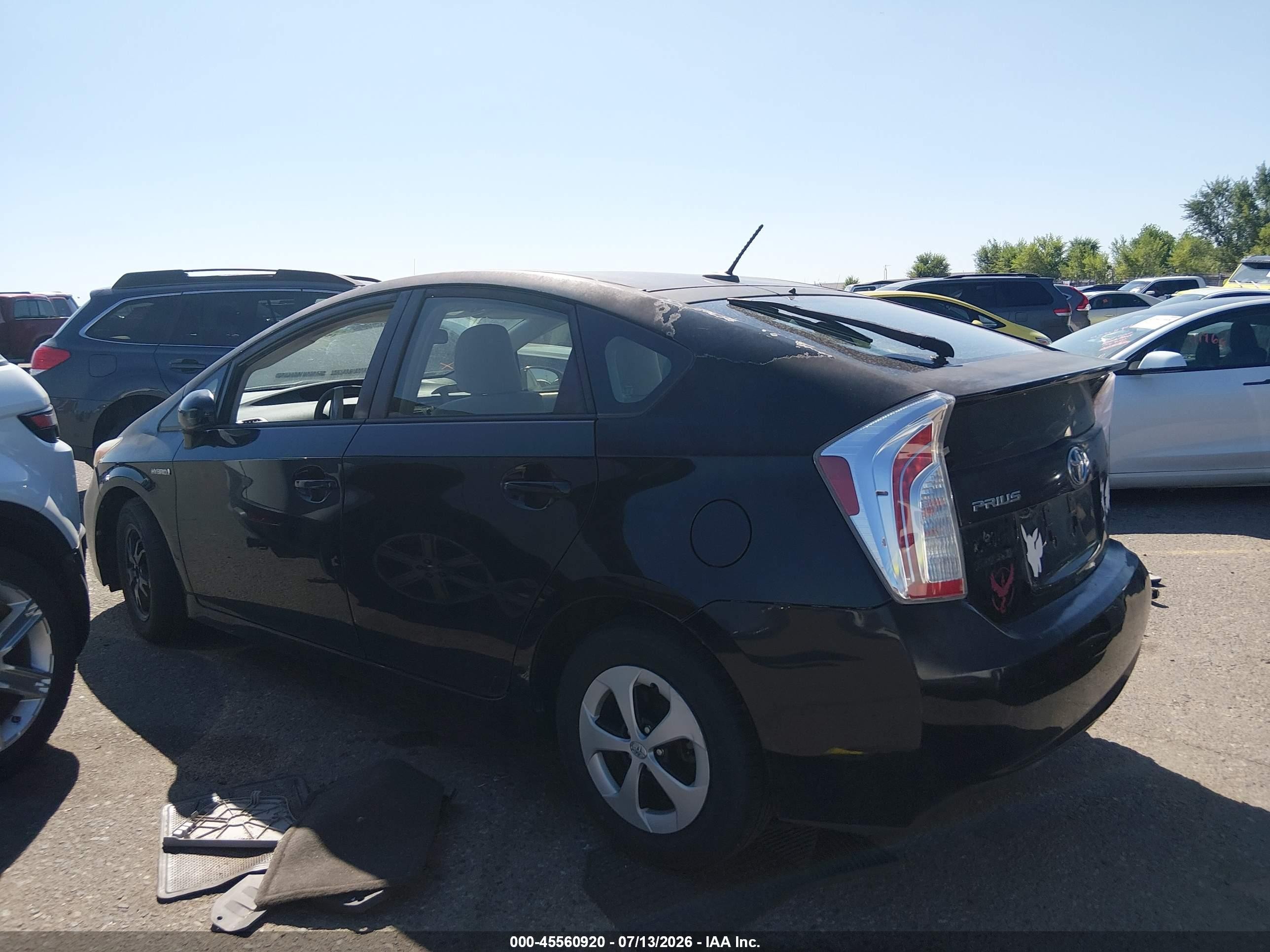 2015 Toyota Prius Three Black vin: JTDKN3DU3F0435919