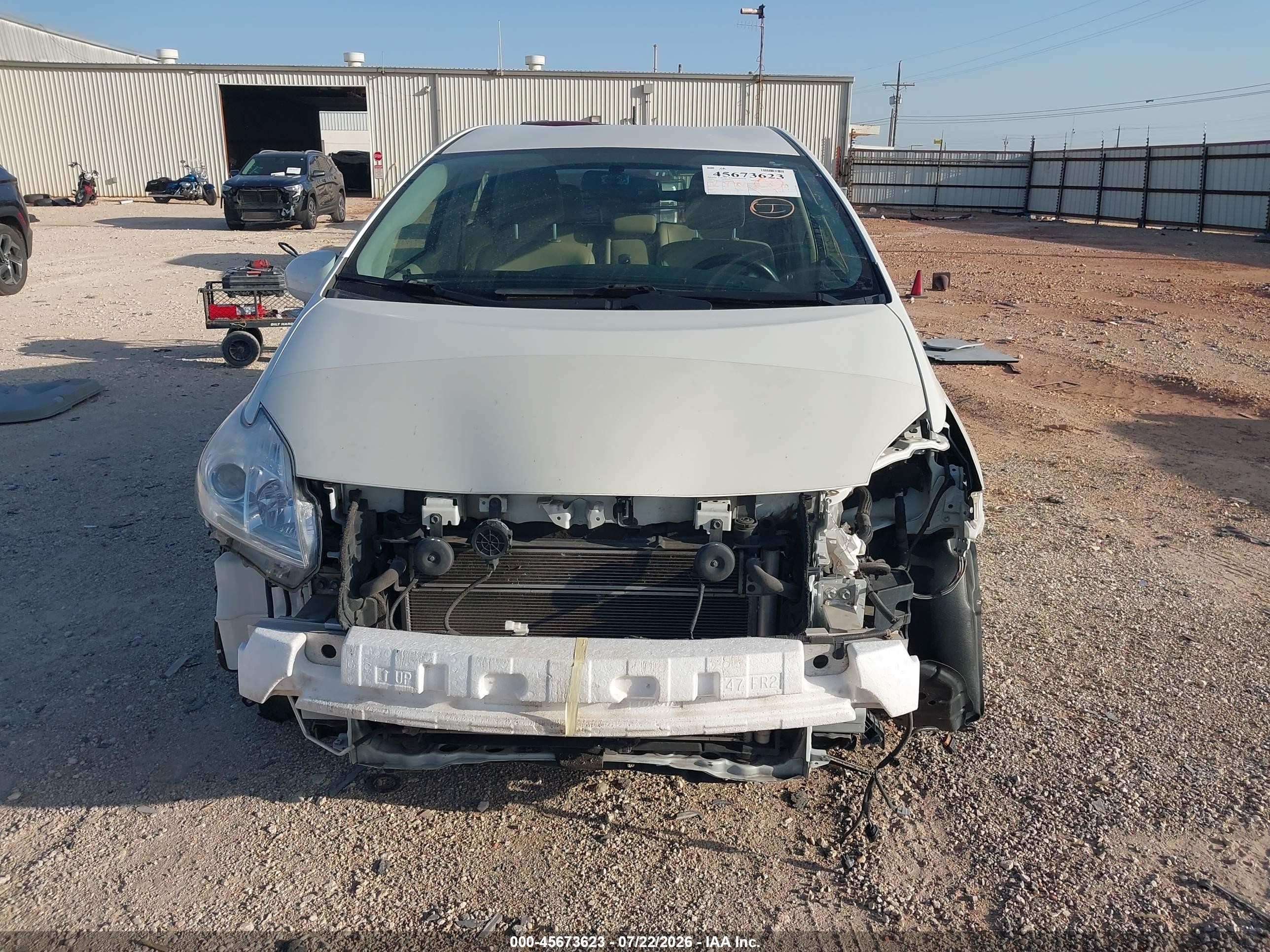 2015 Toyota Prius Four White vin: JTDKN3DU3F0438903