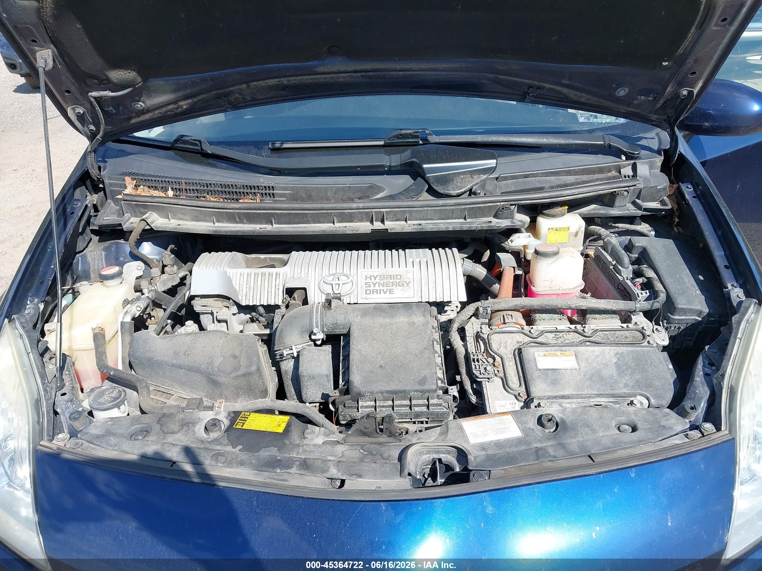 2015 Toyota Prius Two Dark Blue vin: JTDKN3DU3F0442305