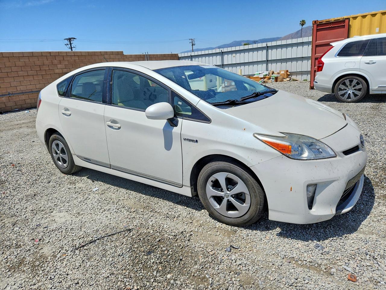 2015 Toyota Prius Two Белый vin: JTDKN3DU3F0473263