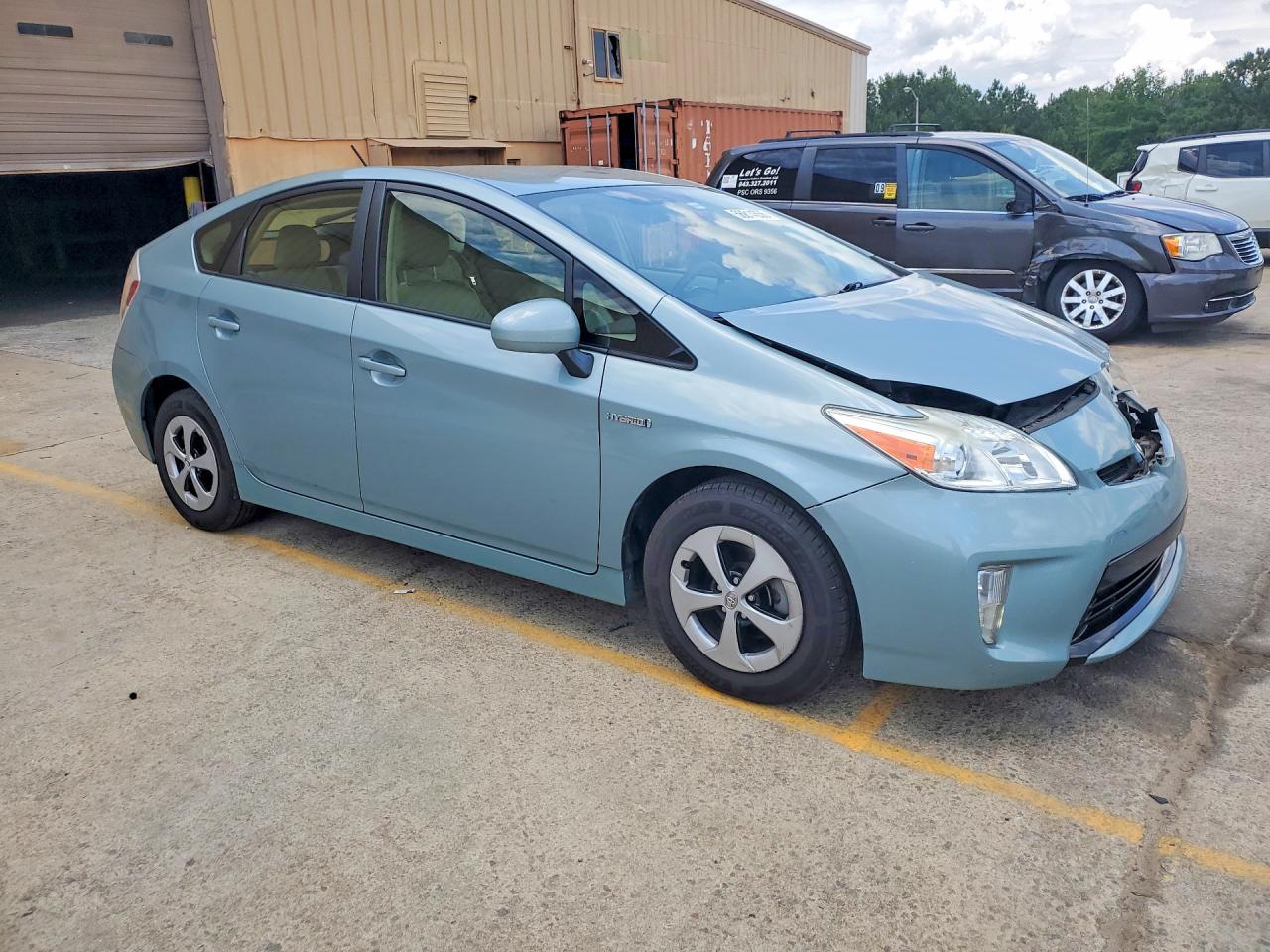 2015 Toyota Prius Two Turquoise vin: JTDKN3DU3F1889730