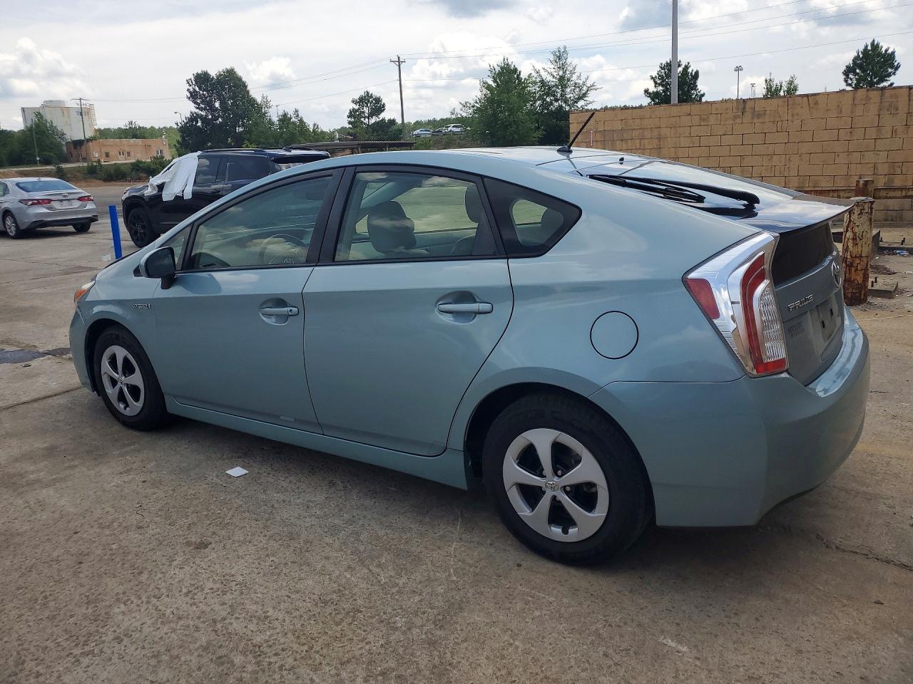 2015 Toyota Prius Two Turquoise vin: JTDKN3DU3F1889730
