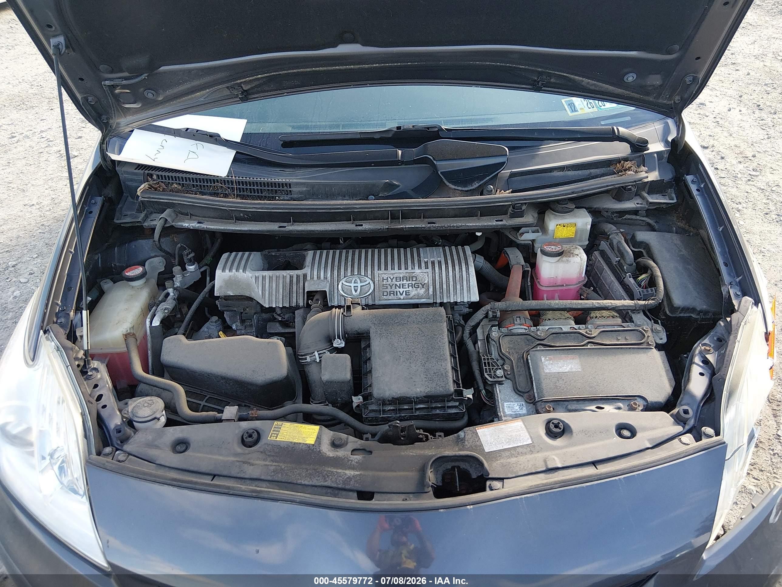 2015 Toyota Prius Three Gray vin: JTDKN3DU3F1906350