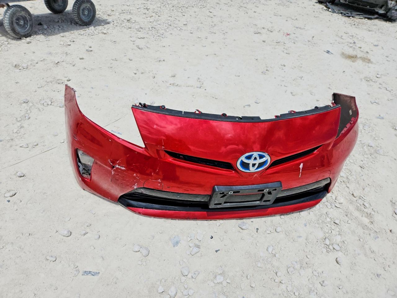 2015 Toyota Prius Four Красный vin: JTDKN3DU3F1906557