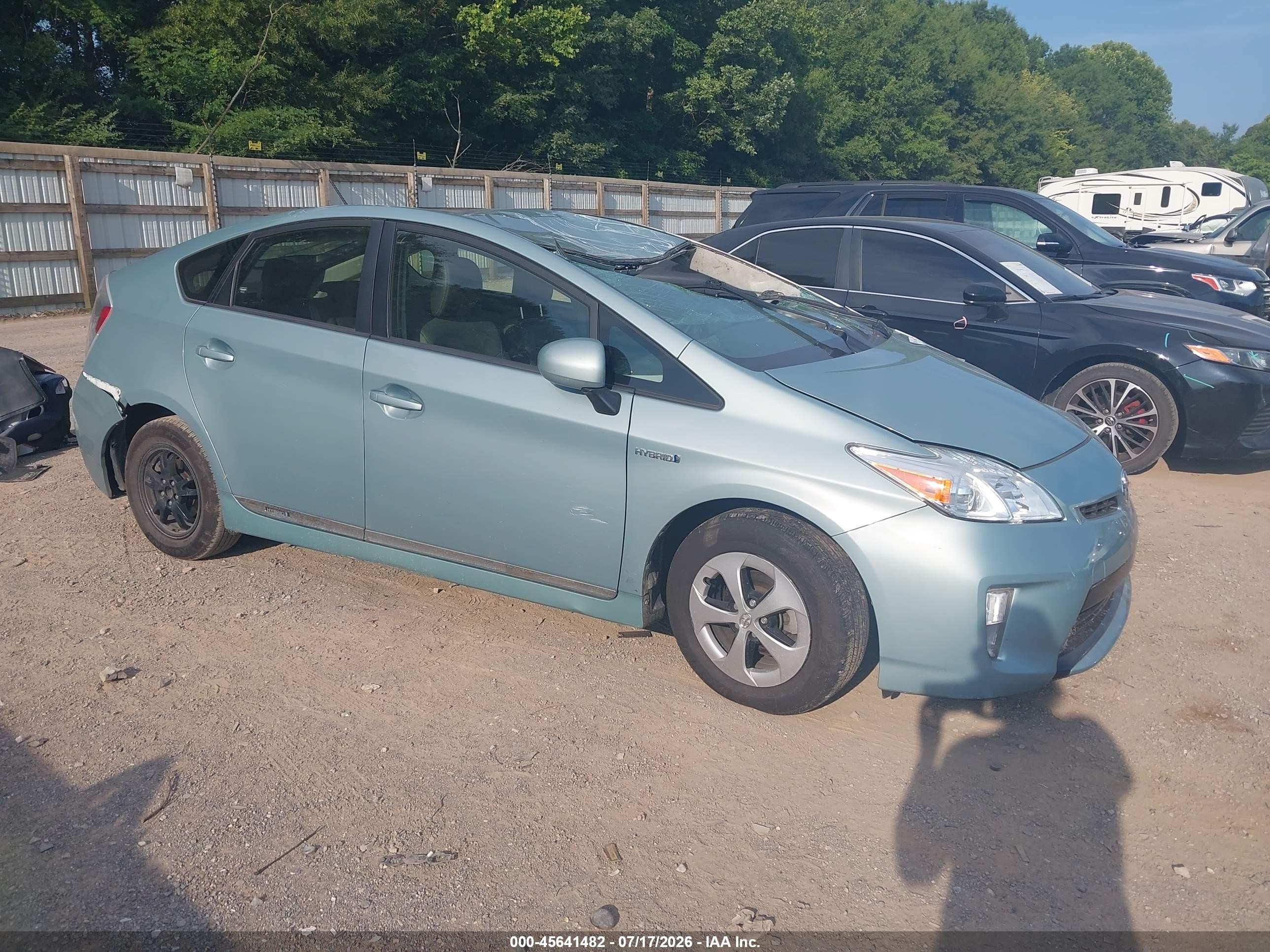 2015 Toyota Prius Four Light Blue vin: JTDKN3DU3F1927084