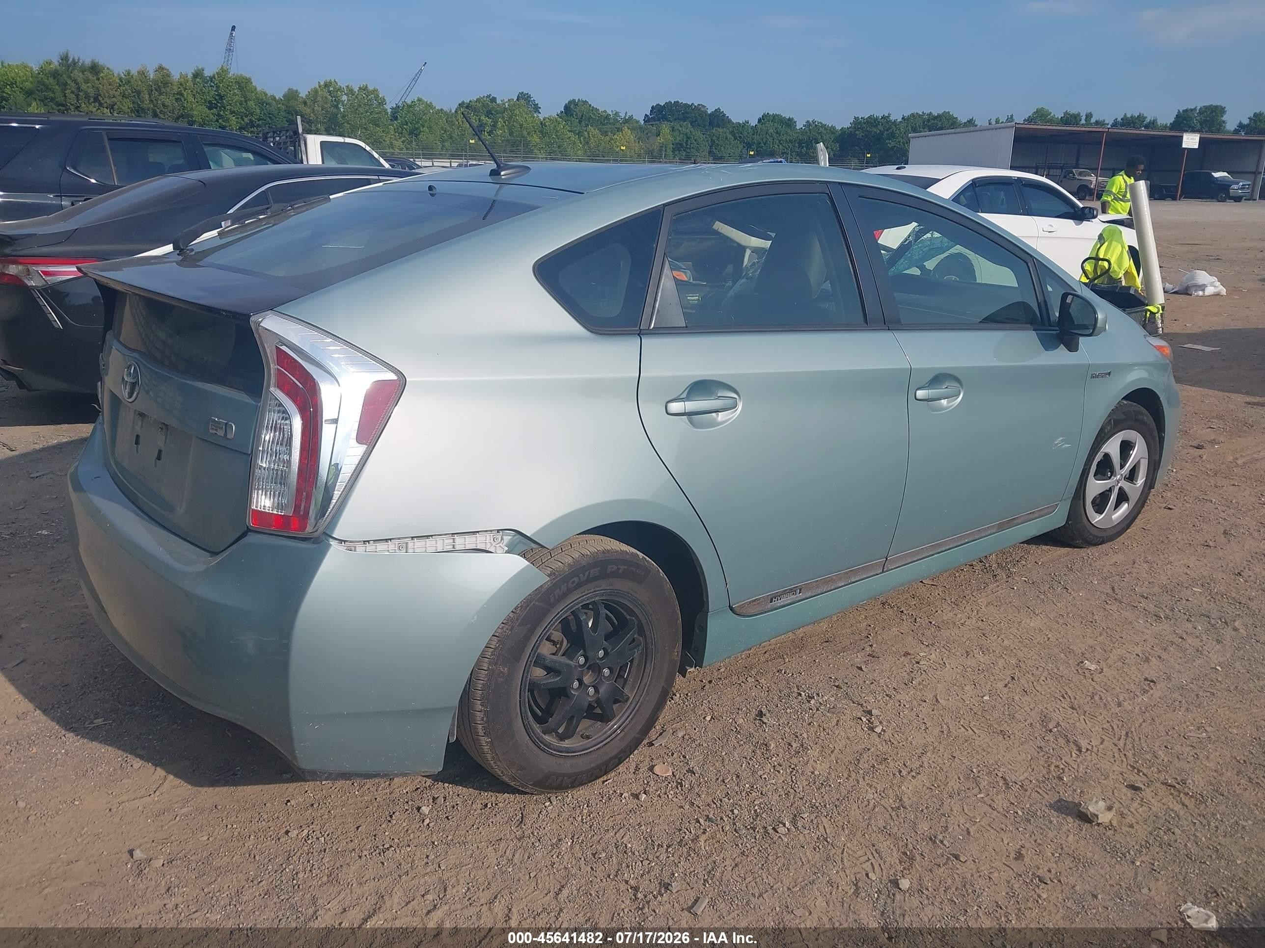 2015 Toyota Prius Four Light Blue vin: JTDKN3DU3F1927084