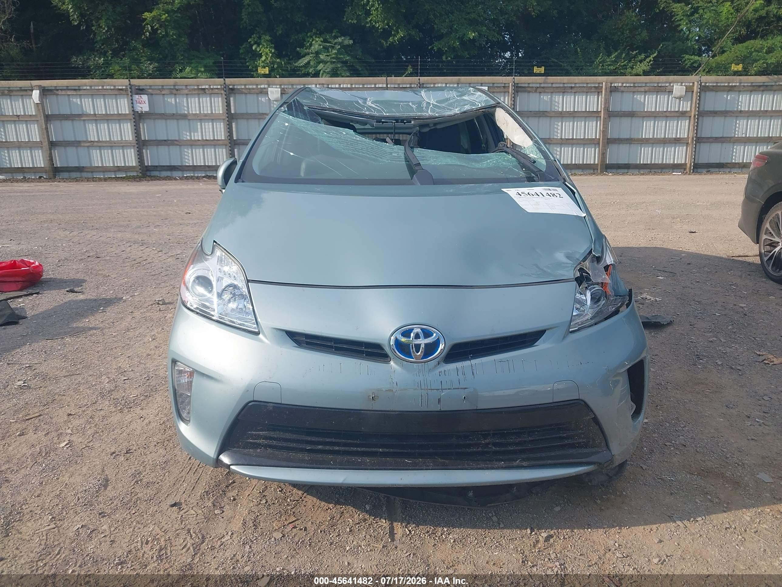 2015 Toyota Prius Four Light Blue vin: JTDKN3DU3F1927084