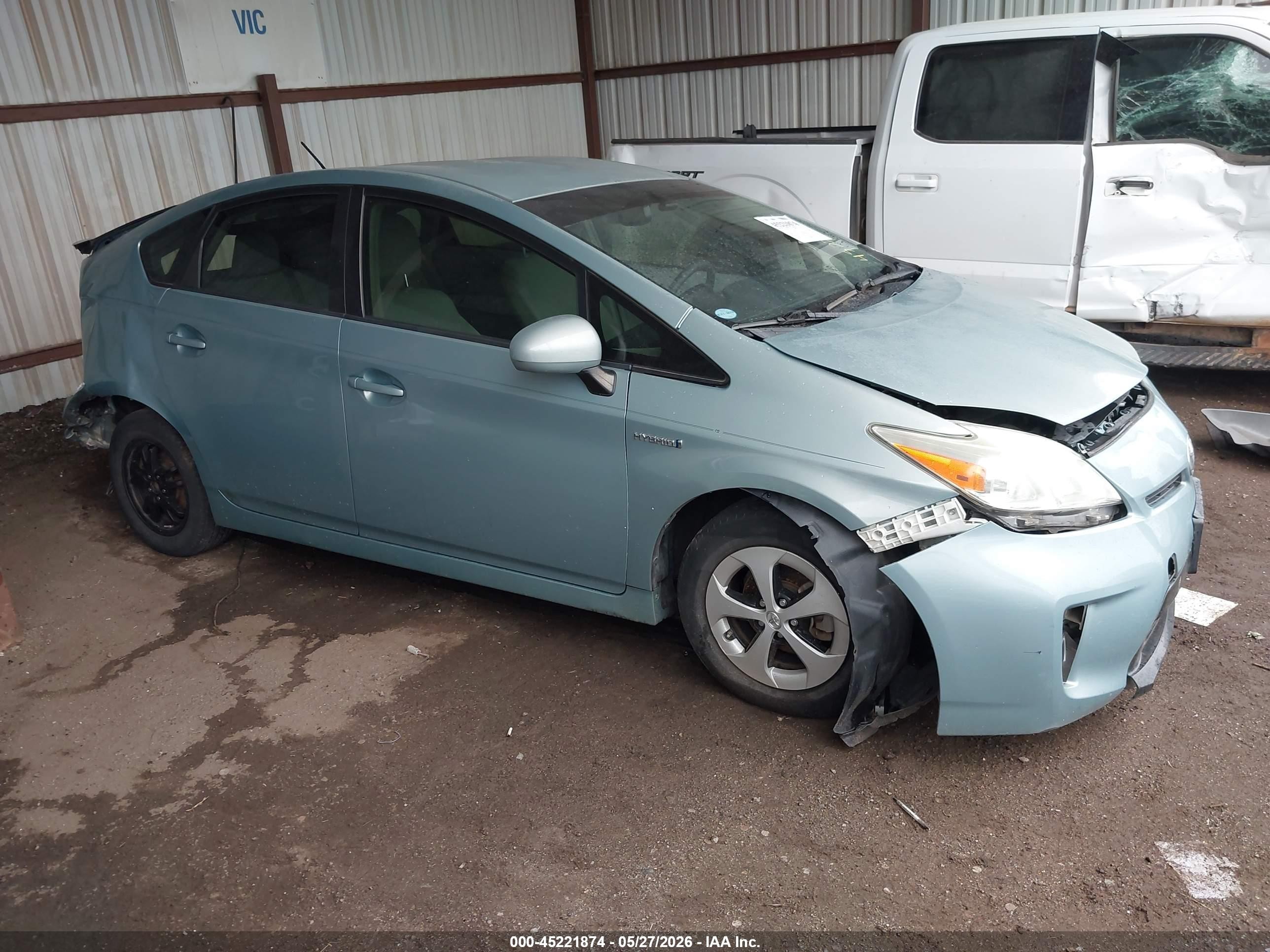 2015 Toyota Prius   Light Blue vin: JTDKN3DU3F1959064