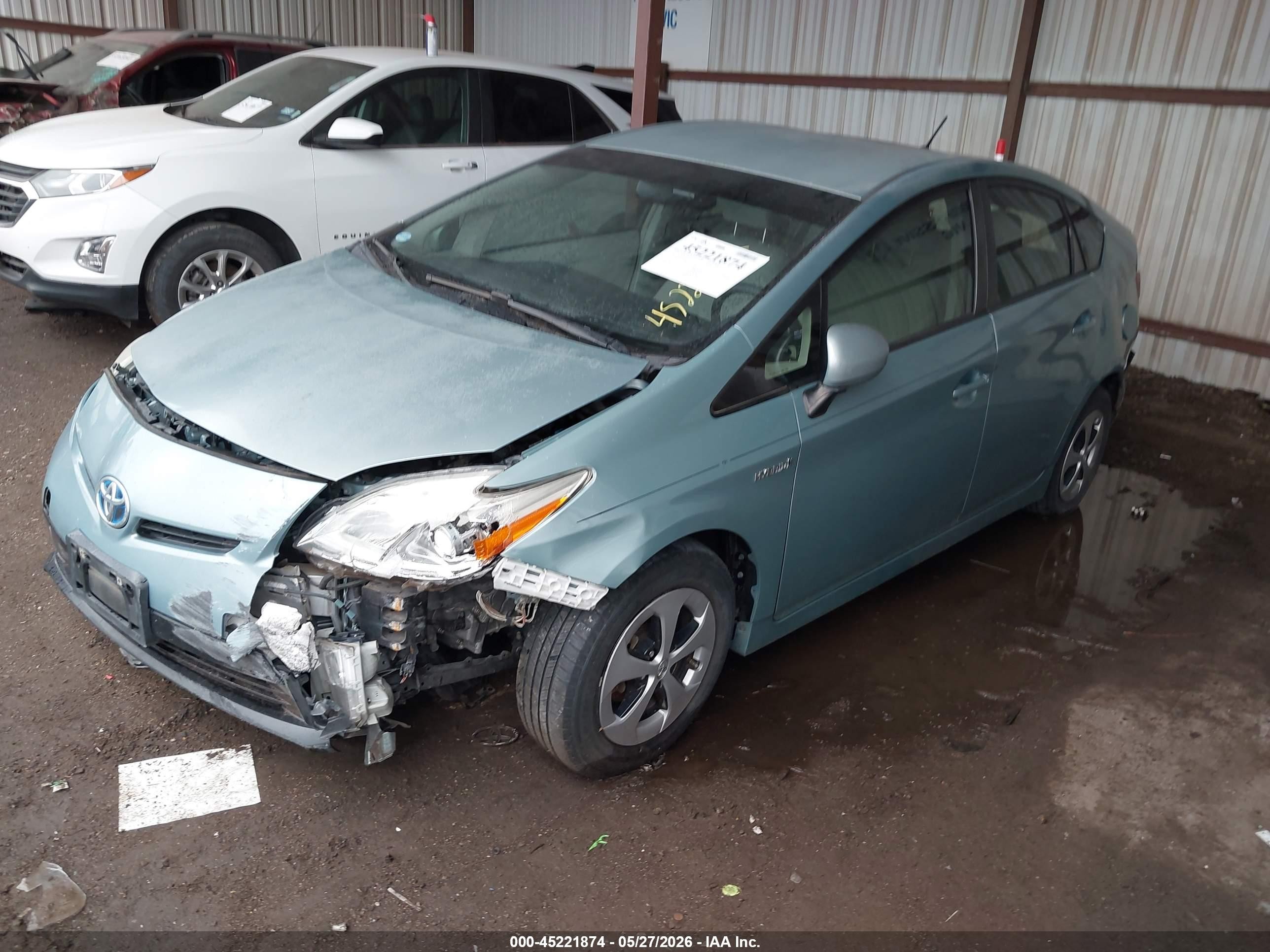2015 Toyota Prius   Light Blue vin: JTDKN3DU3F1959064