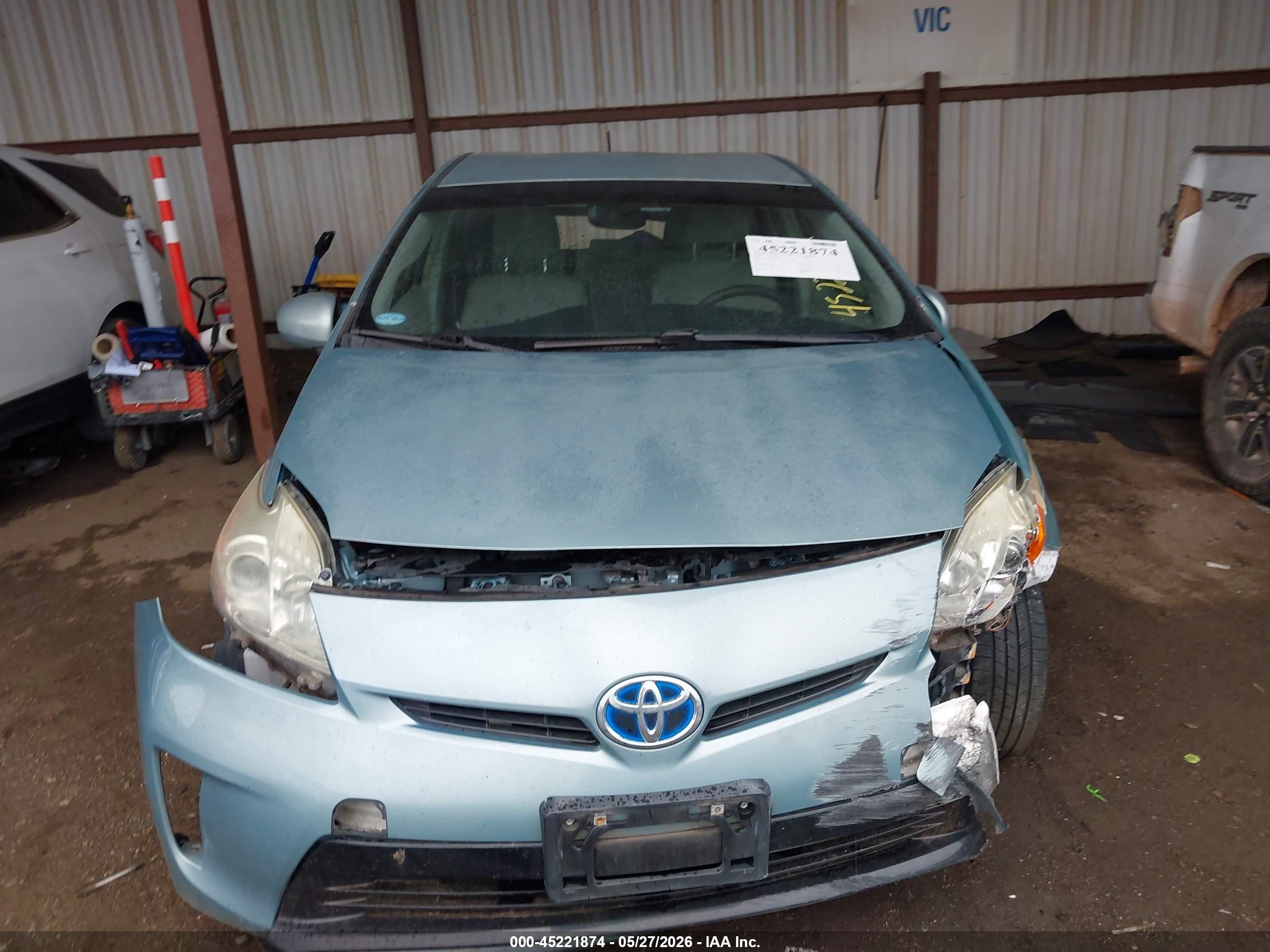 2015 Toyota Prius   Light Blue vin: JTDKN3DU3F1959064