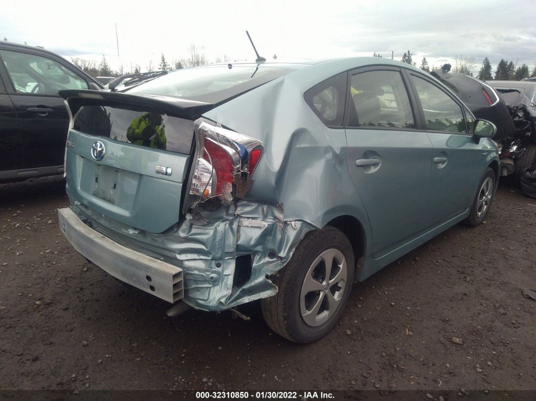 2015 Toyota Prius Four Blue vin: JTDKN3DU3F1972817