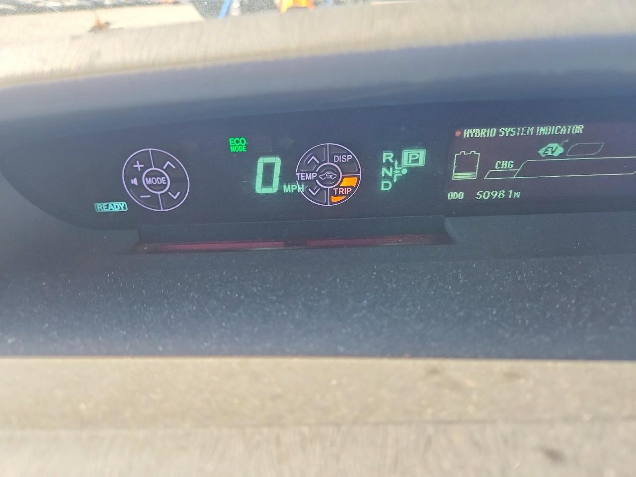 2015 Toyota Prius Two Бирюзовый vin: JTDKN3DU3F1972817