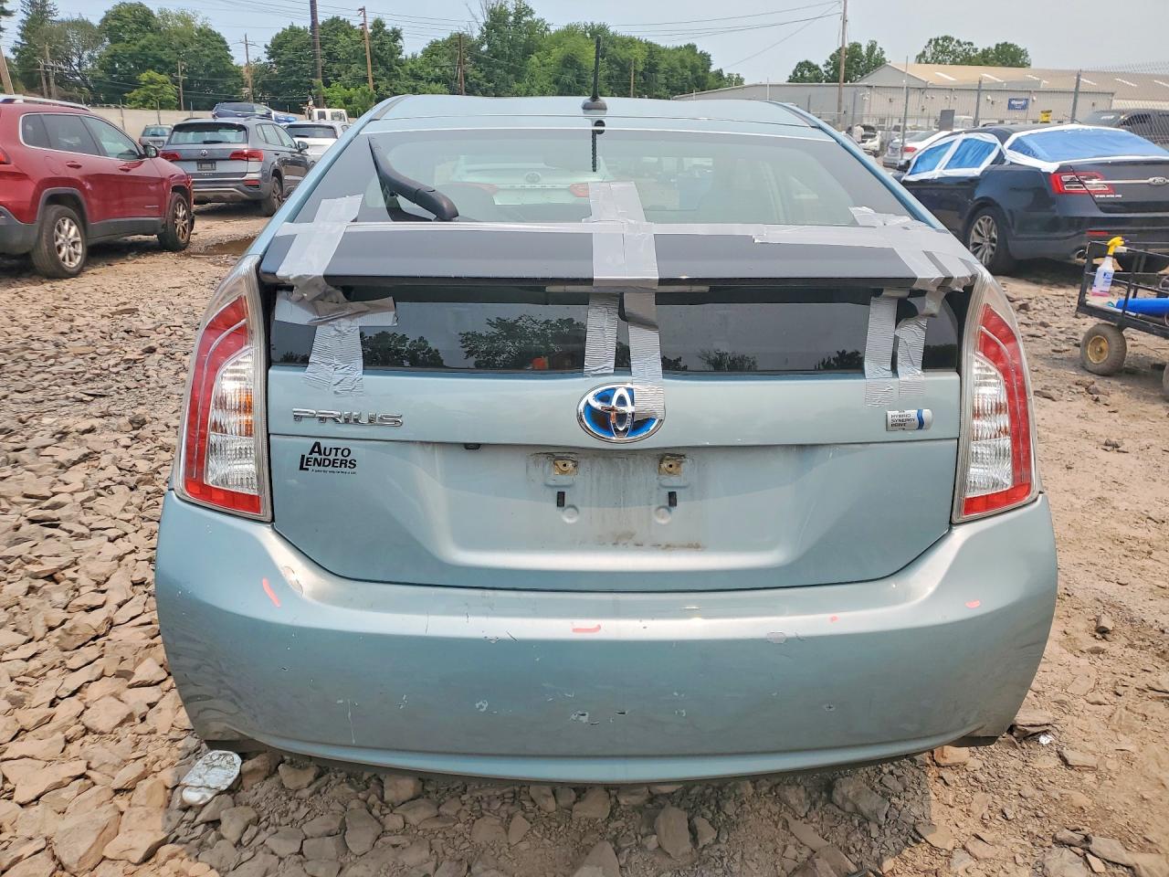 2015 Toyota Prius Three Бирюзовый vin: JTDKN3DU3F1982909