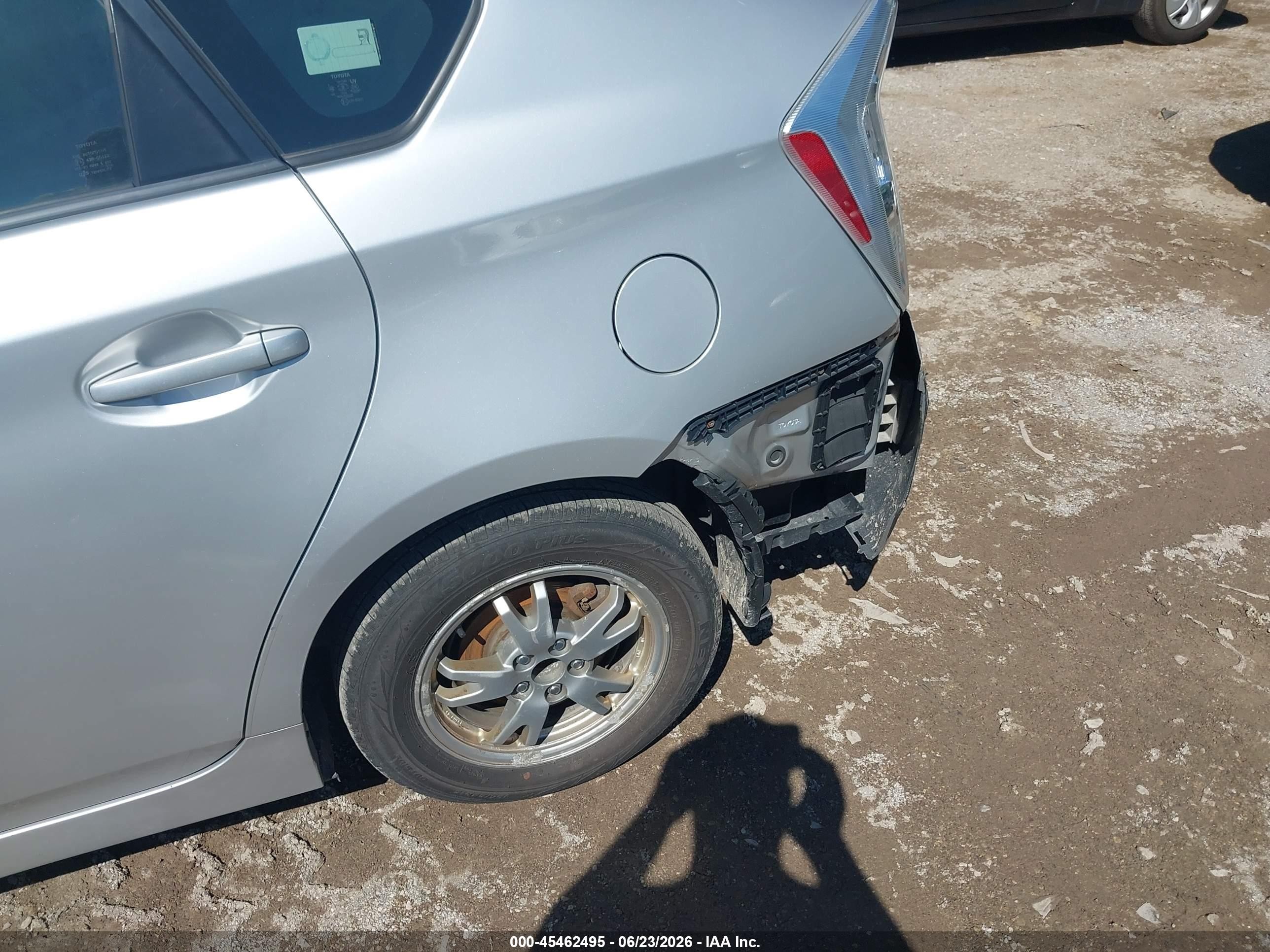 2010 Toyota Prius Ii Silver vin: JTDKN3DU4A0004305
