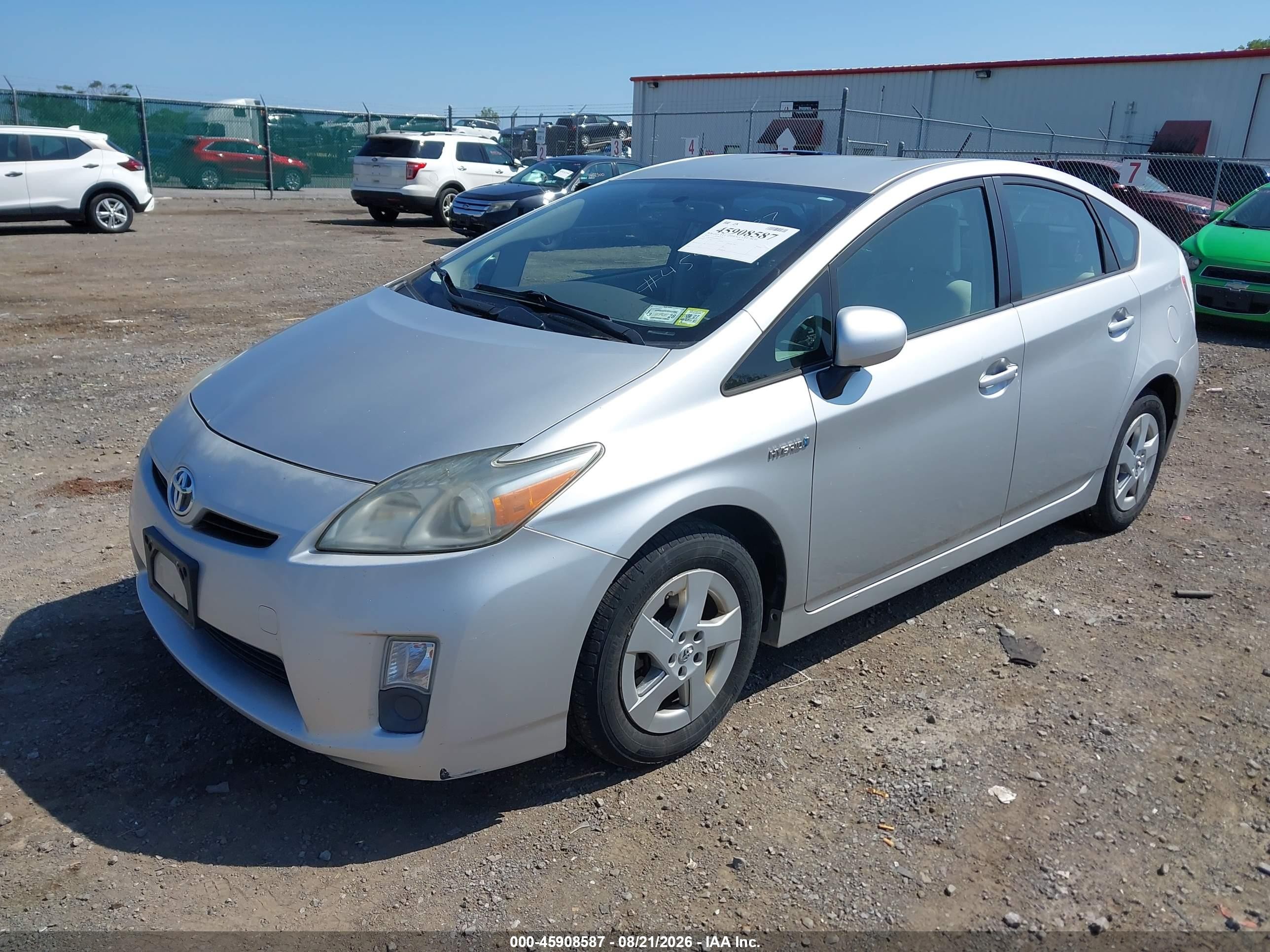 2010 Toyota Prius Iii Silver vin: JTDKN3DU4A0014252