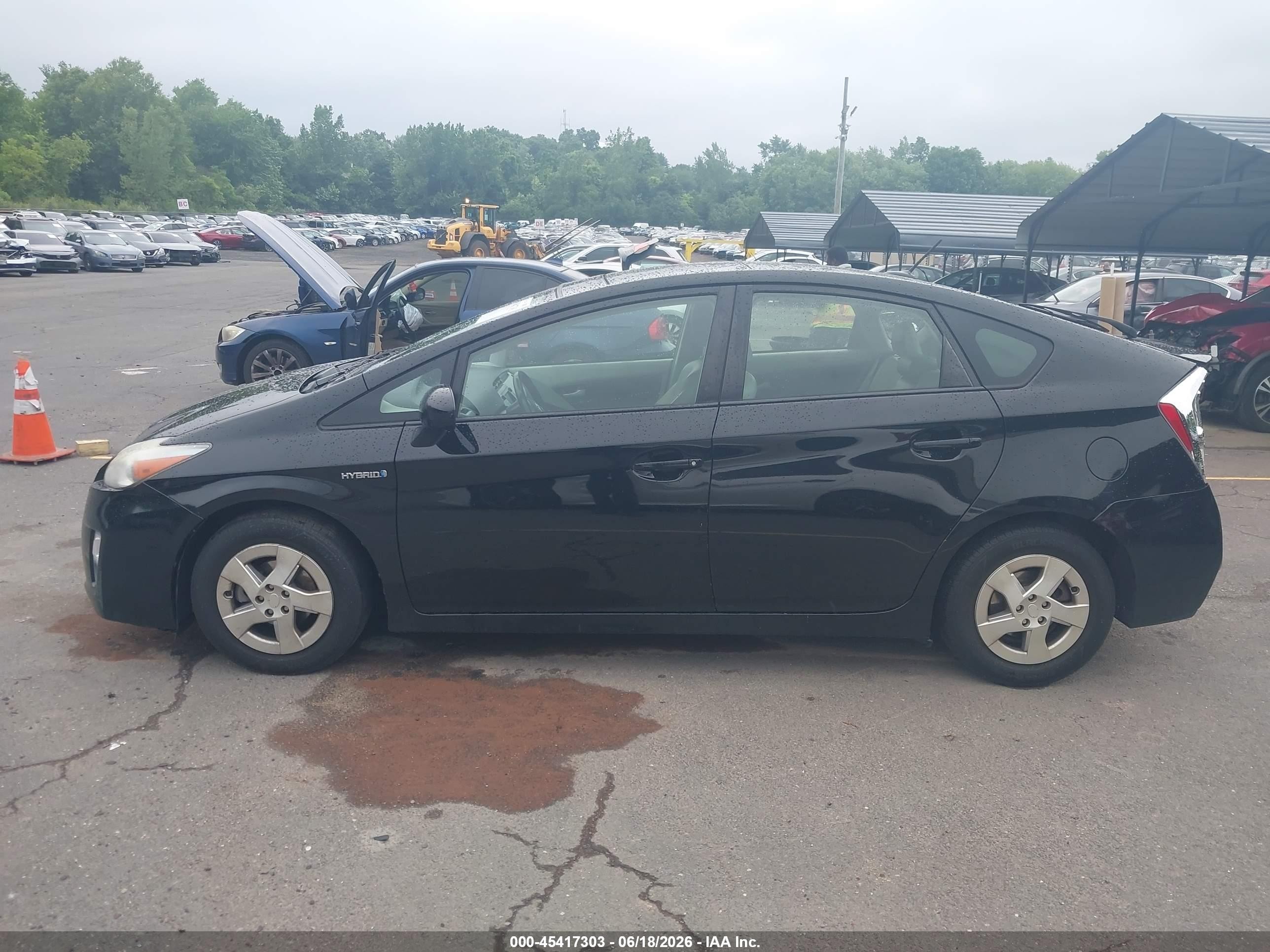 2010 Toyota Prius Iv Black vin: JTDKN3DU4A0023002