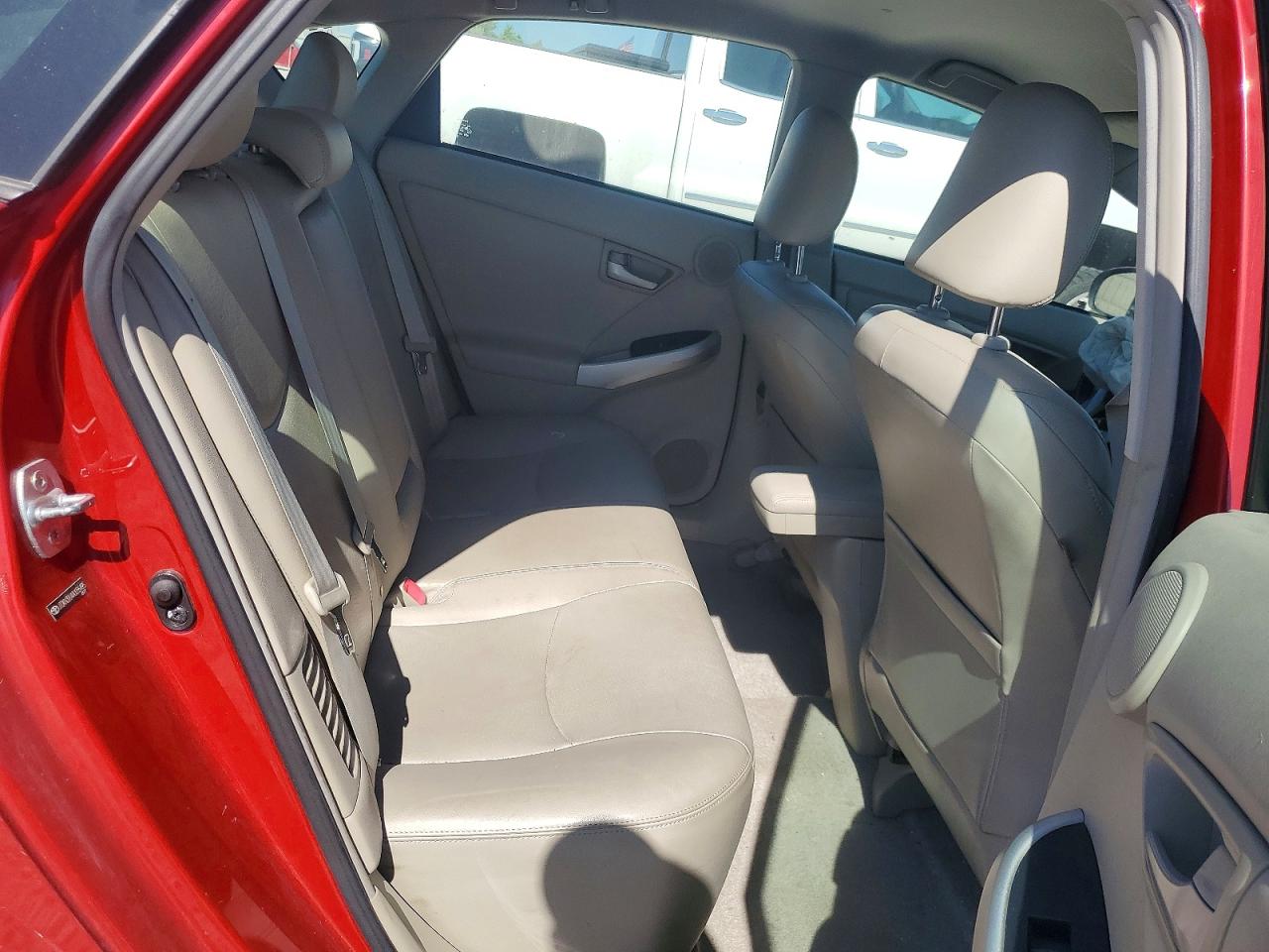 2010 Toyota Prius Iv Red vin: JTDKN3DU4A0055495