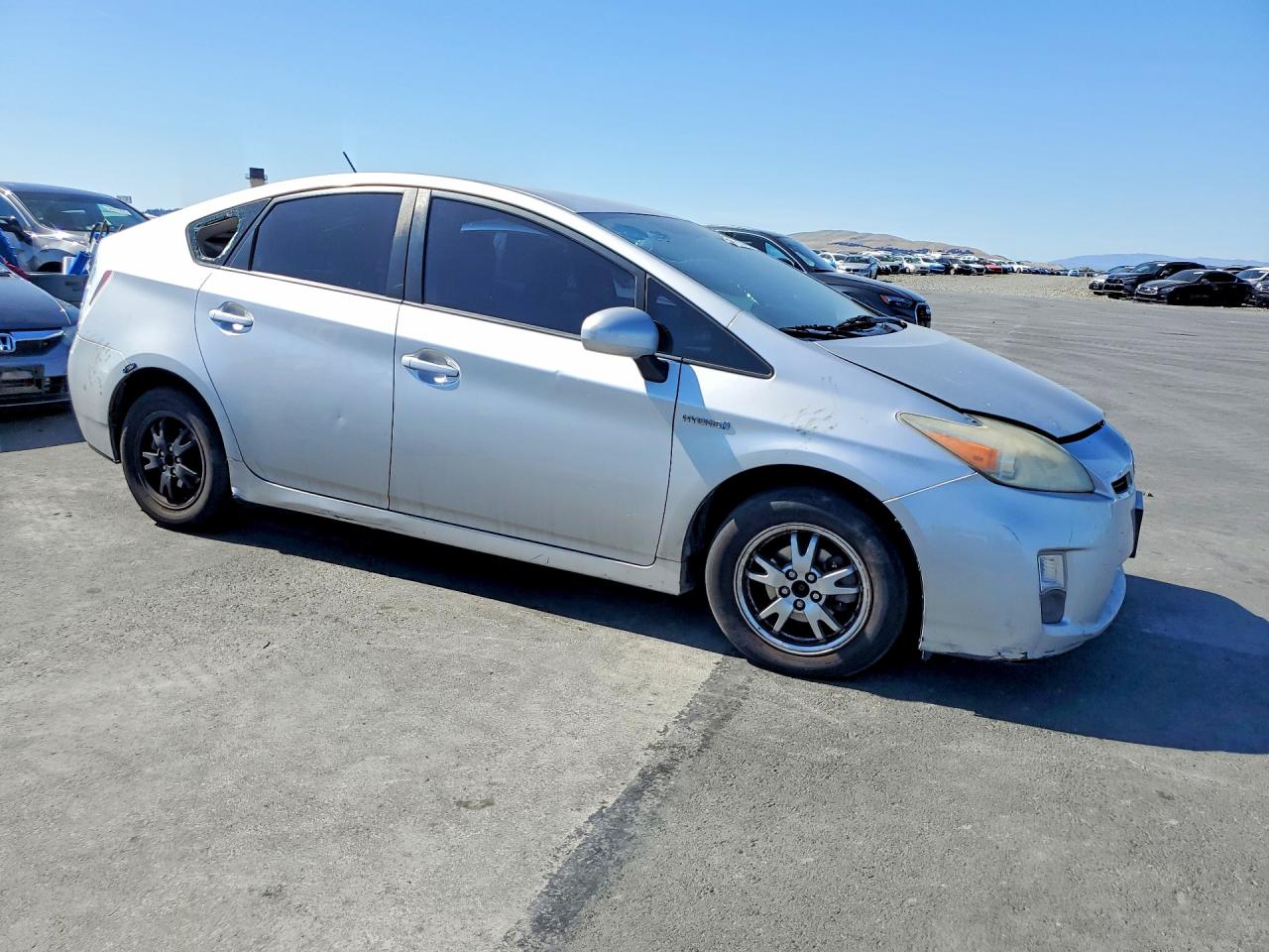2010 Toyota Prius Iii Серебряный vin: JTDKN3DU4A0056940