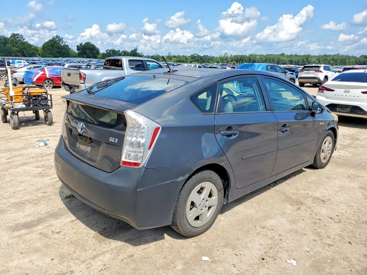 2010 Toyota Prius Ii Gray vin: JTDKN3DU4A0058512