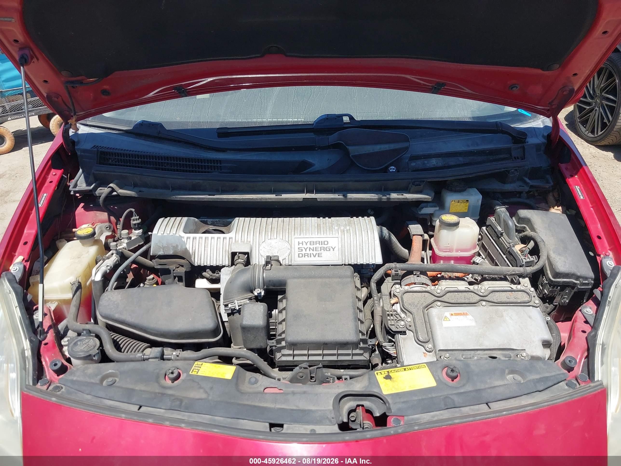2010 Toyota Prius Ii Red vin: JTDKN3DU4A0091946