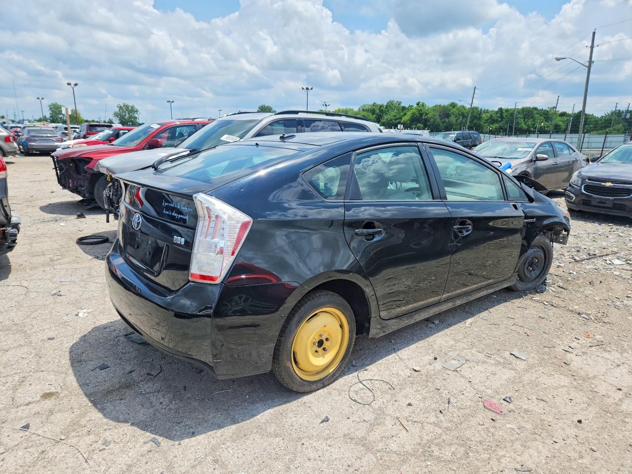 2010 Toyota Prius Iii Черный vin: JTDKN3DU4A0094443