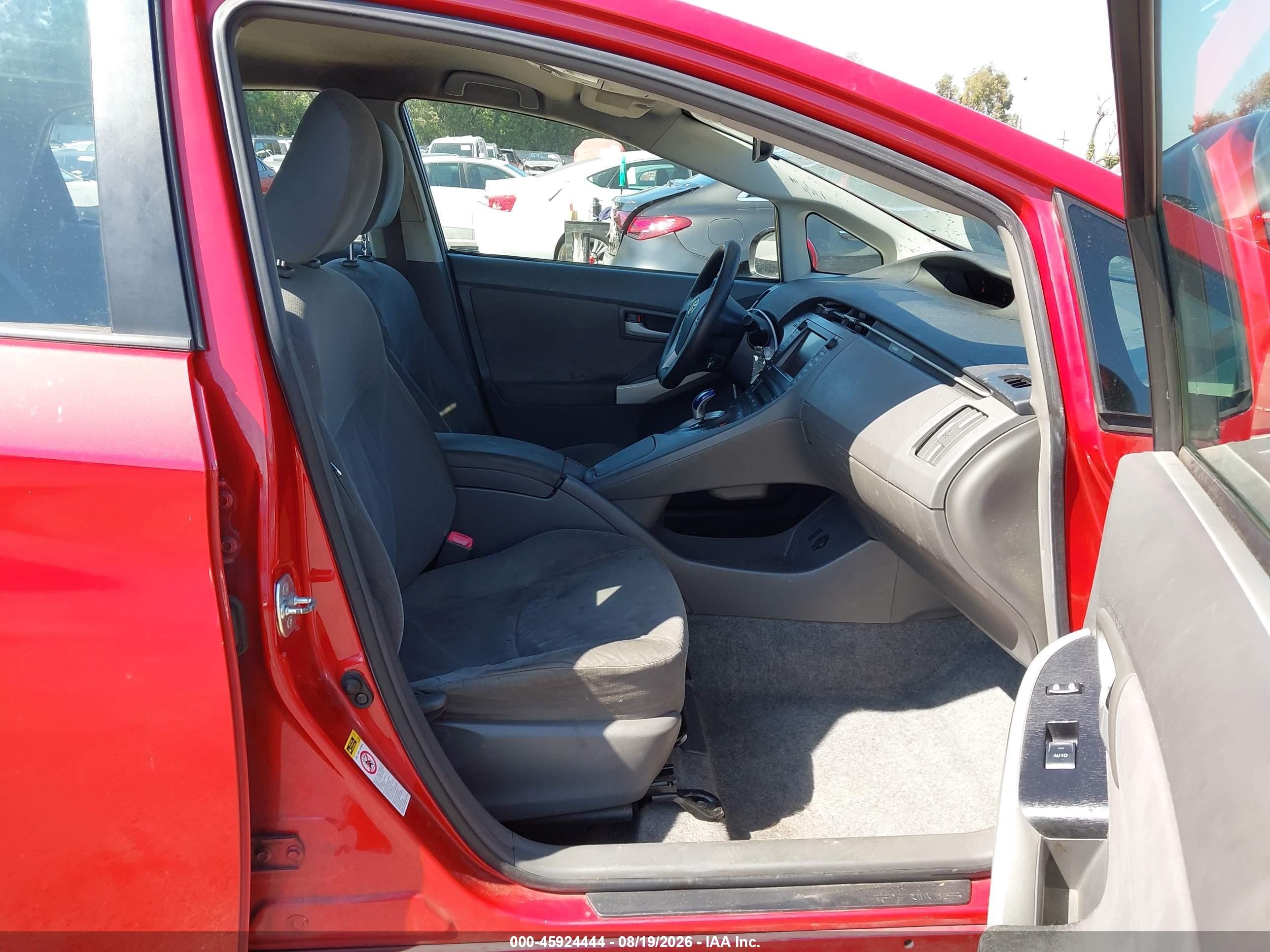2010 Toyota Prius Iii Red vin: JTDKN3DU4A0131491