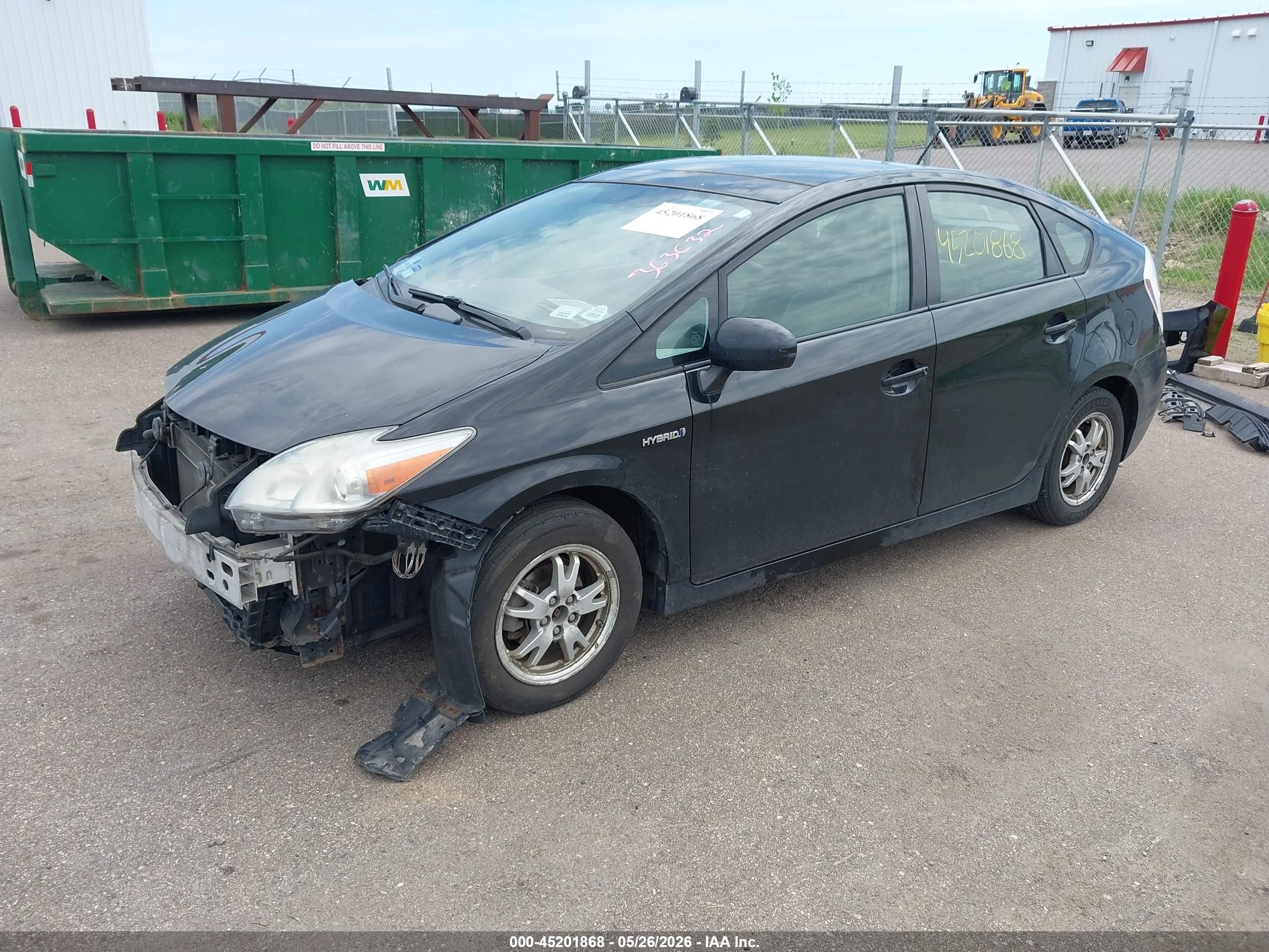 2010 Toyota Prius Iv Black vin: JTDKN3DU4A0131958