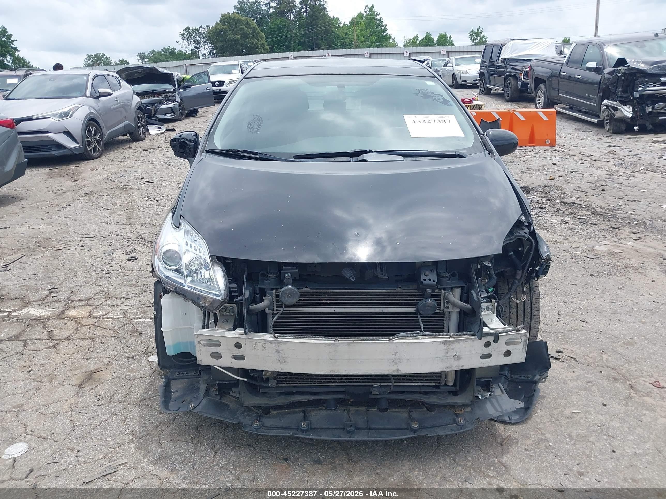 2010 Toyota Prius Iii Black vin: JTDKN3DU4A0147156
