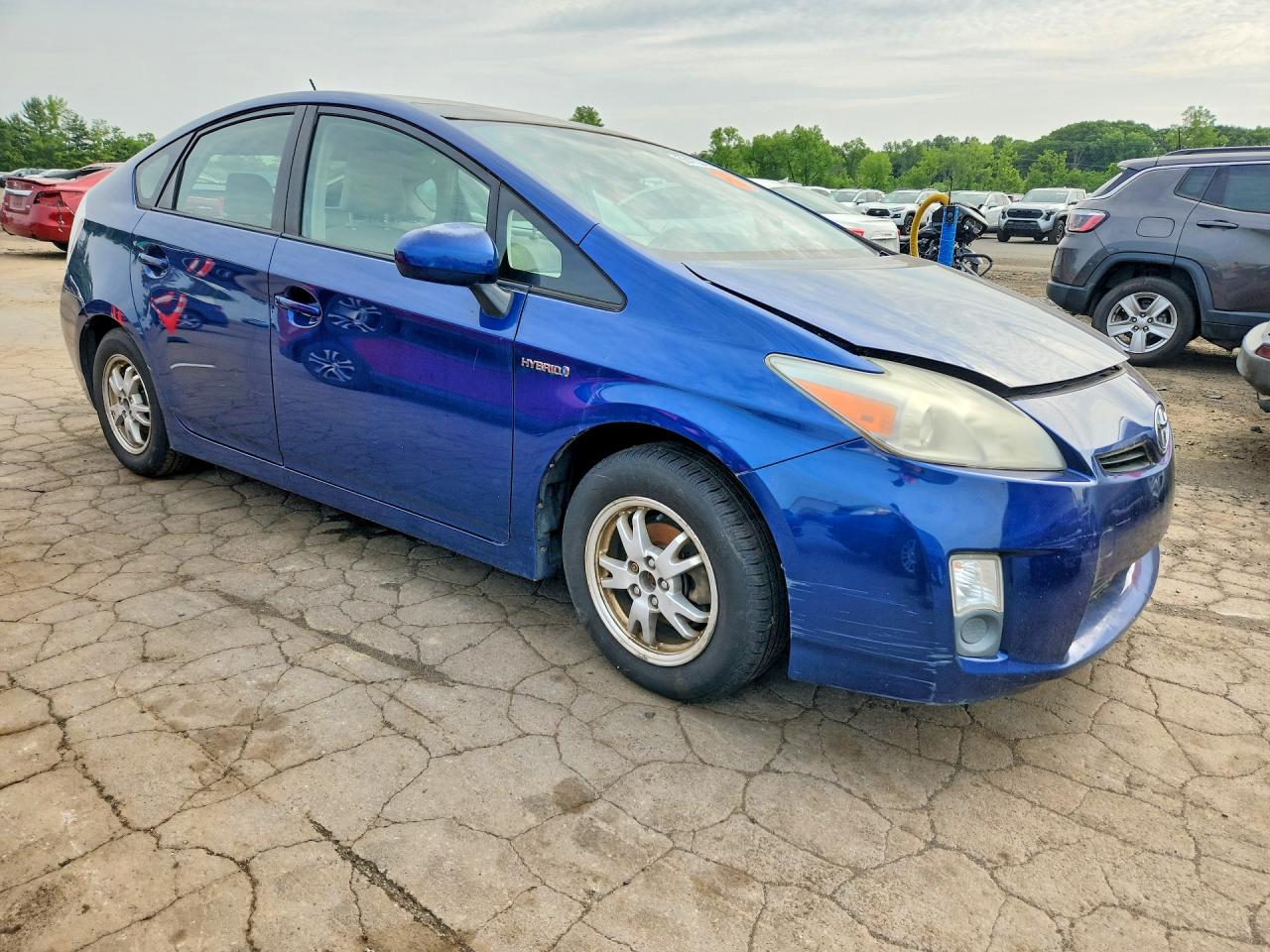 2010 Toyota Prius Iv Синий vin: JTDKN3DU4A0154480