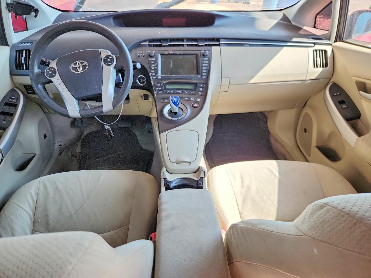 2010 Toyota Prius Iii Red vin: JTDKN3DU4A0168699