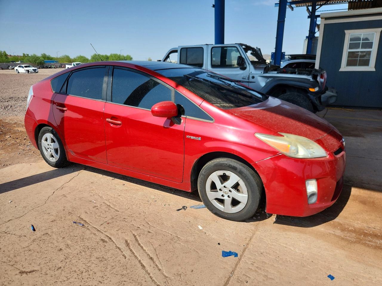 2010 Toyota Prius Iii Red vin: JTDKN3DU4A0168699
