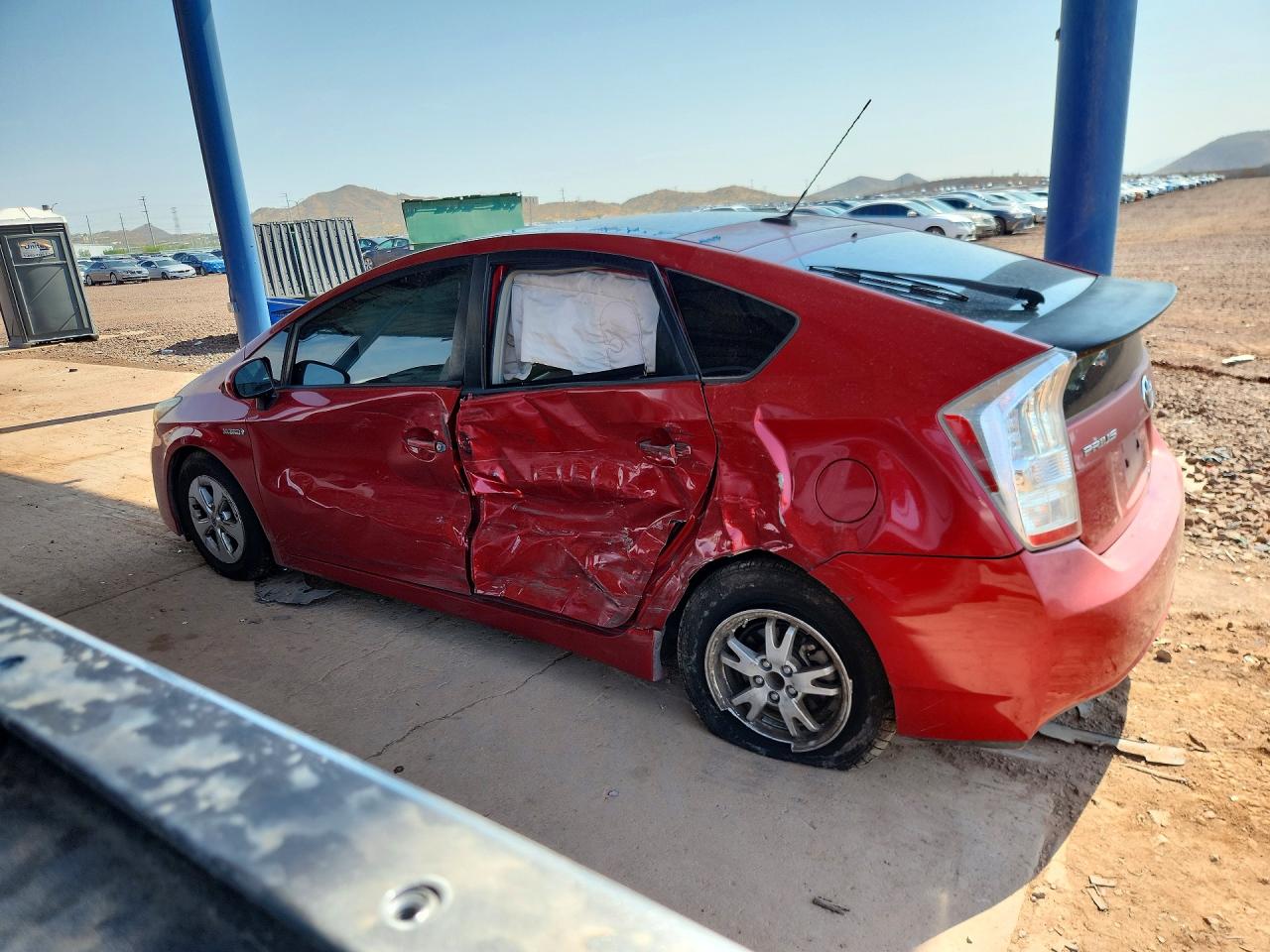 2010 Toyota Prius Iii Red vin: JTDKN3DU4A0168699
