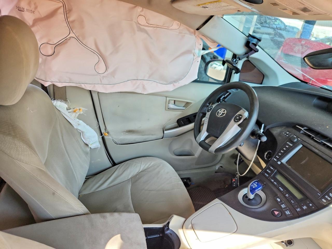 2010 Toyota Prius Iii Red vin: JTDKN3DU4A0168699