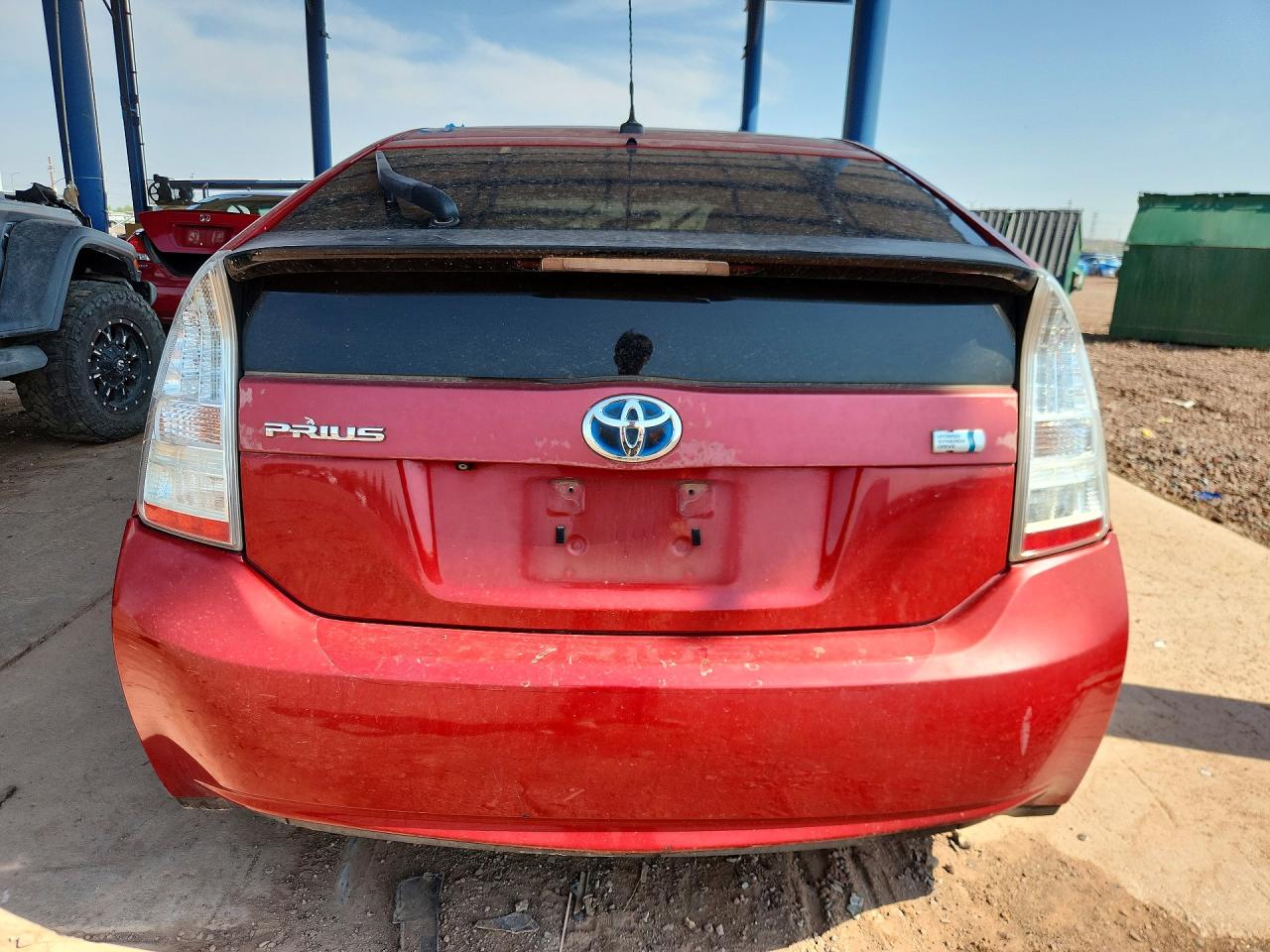 2010 Toyota Prius Iii Red vin: JTDKN3DU4A0168699