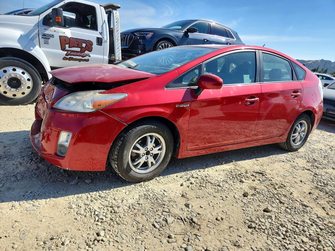 2010 Toyota Prius Ii Red vin: JTDKN3DU4A0172297