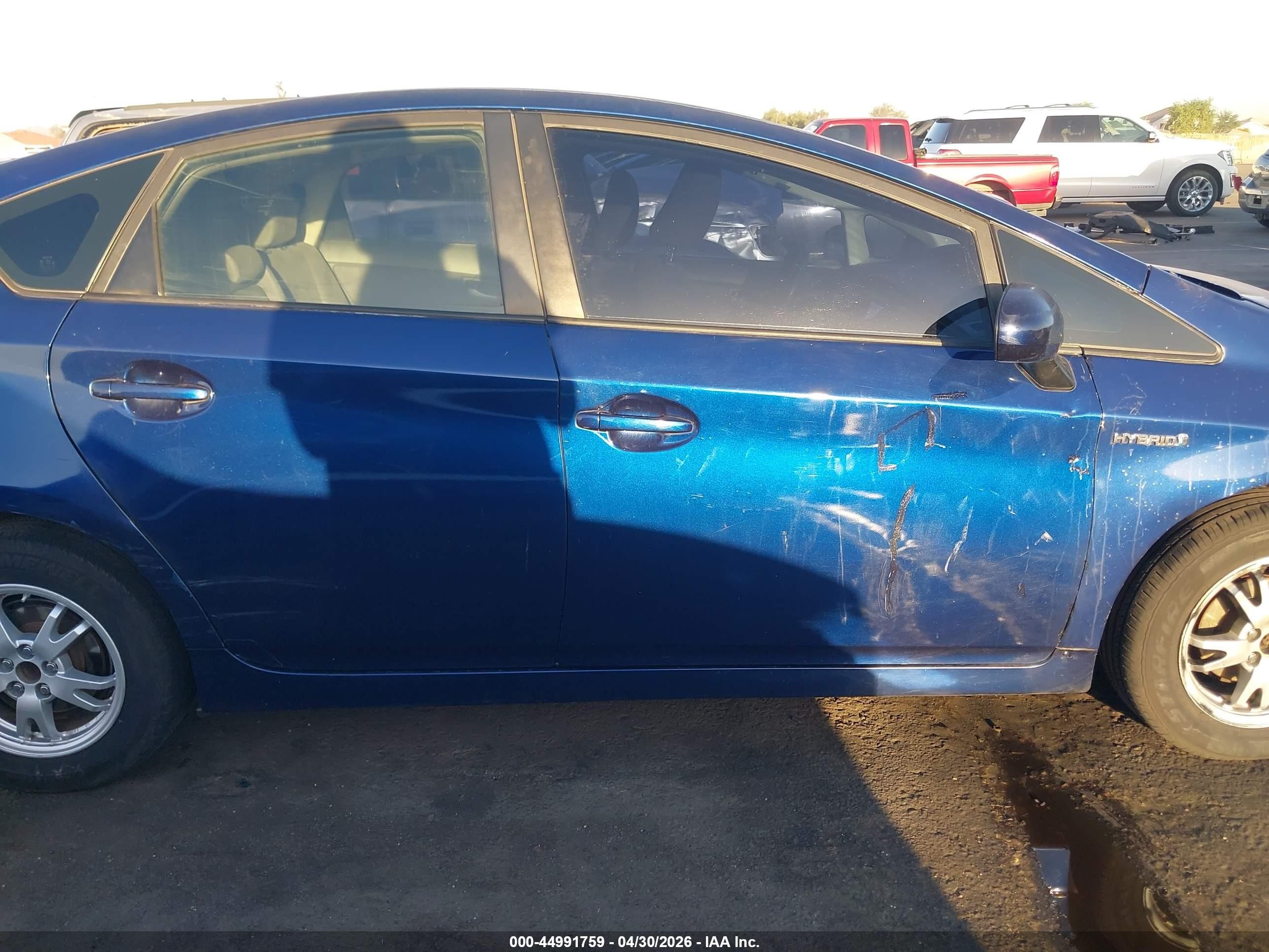 2010 Toyota Prius Ii Blue vin: JTDKN3DU4A0176673