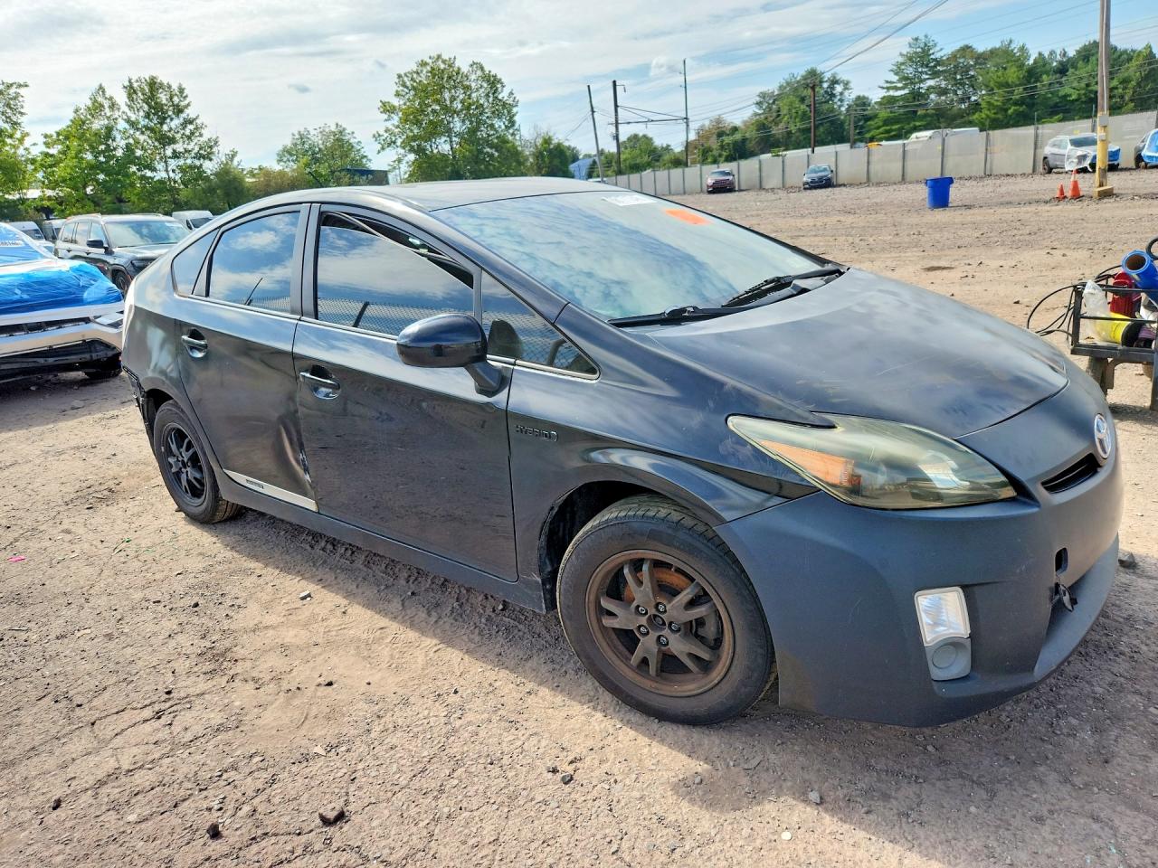 2010 Toyota Prius Ii Black vin: JTDKN3DU4A0197930
