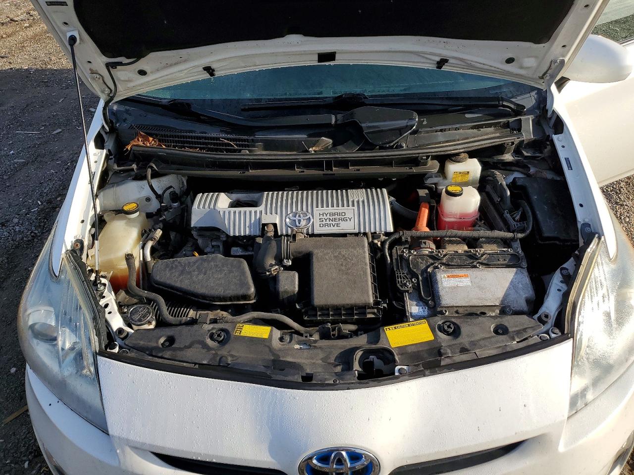 2010 Toyota Prius Ii White vin: JTDKN3DU4A0220445