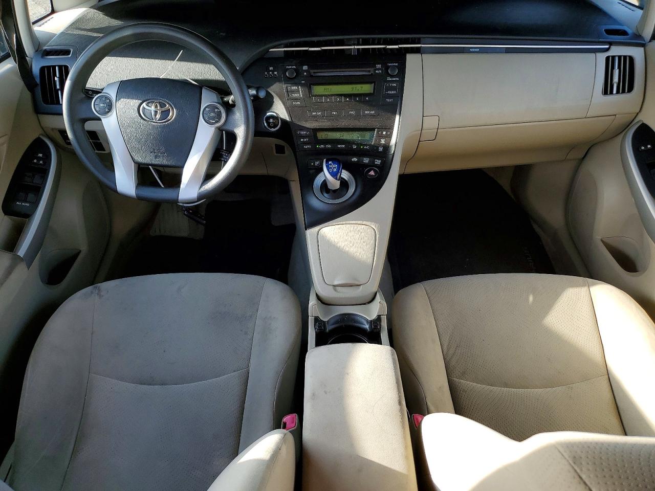 2010 Toyota Prius Ii White vin: JTDKN3DU4A0220445