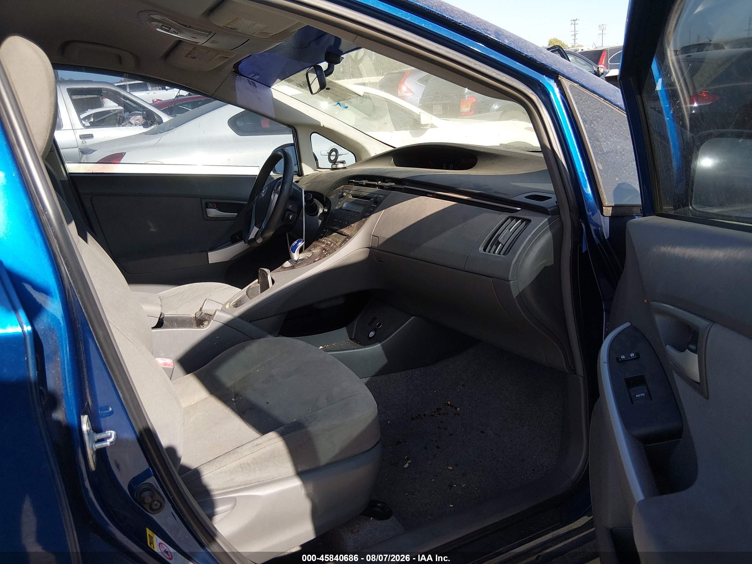 2010 Toyota Prius Ii Blue vin: JTDKN3DU4A0225581