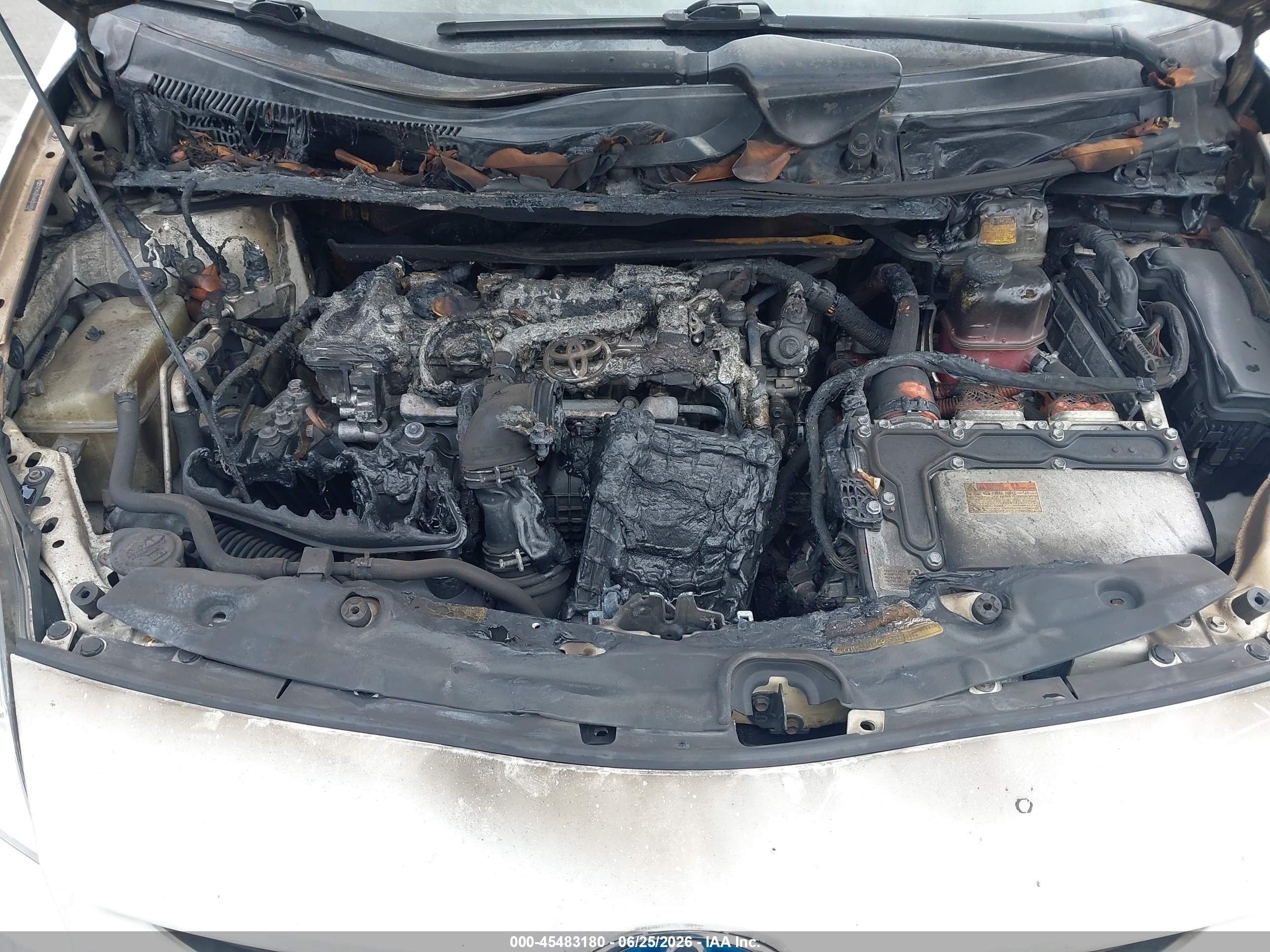 2010 Toyota Prius Ii Белый vin: JTDKN3DU4A0244924