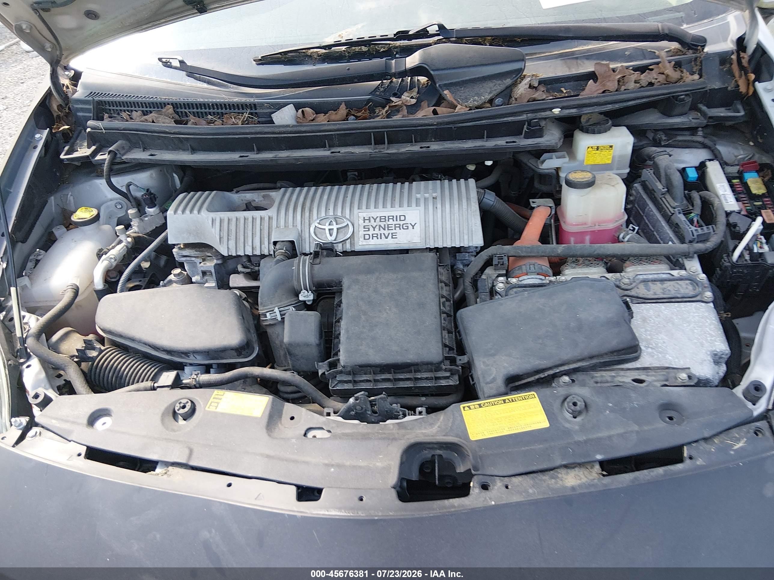 2010 Toyota Prius I Серебряный vin: JTDKN3DU4A1067575