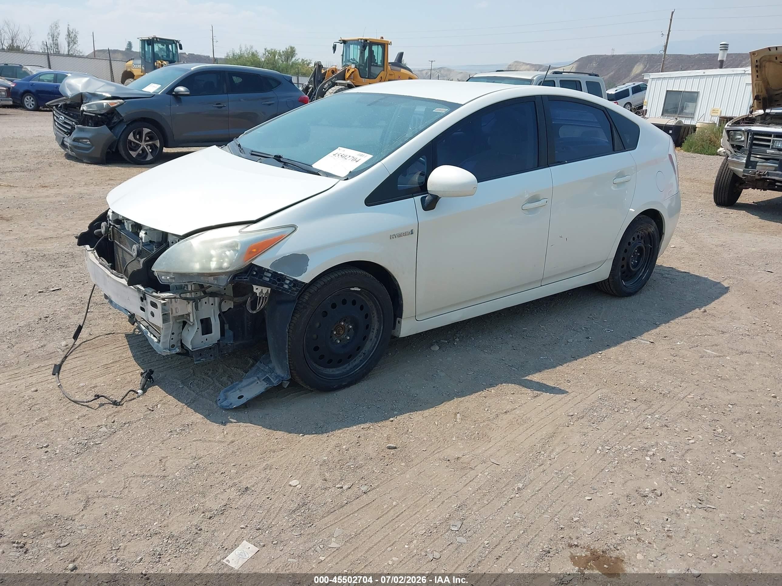 2010 Toyota Prius V White vin: JTDKN3DU4A1120761